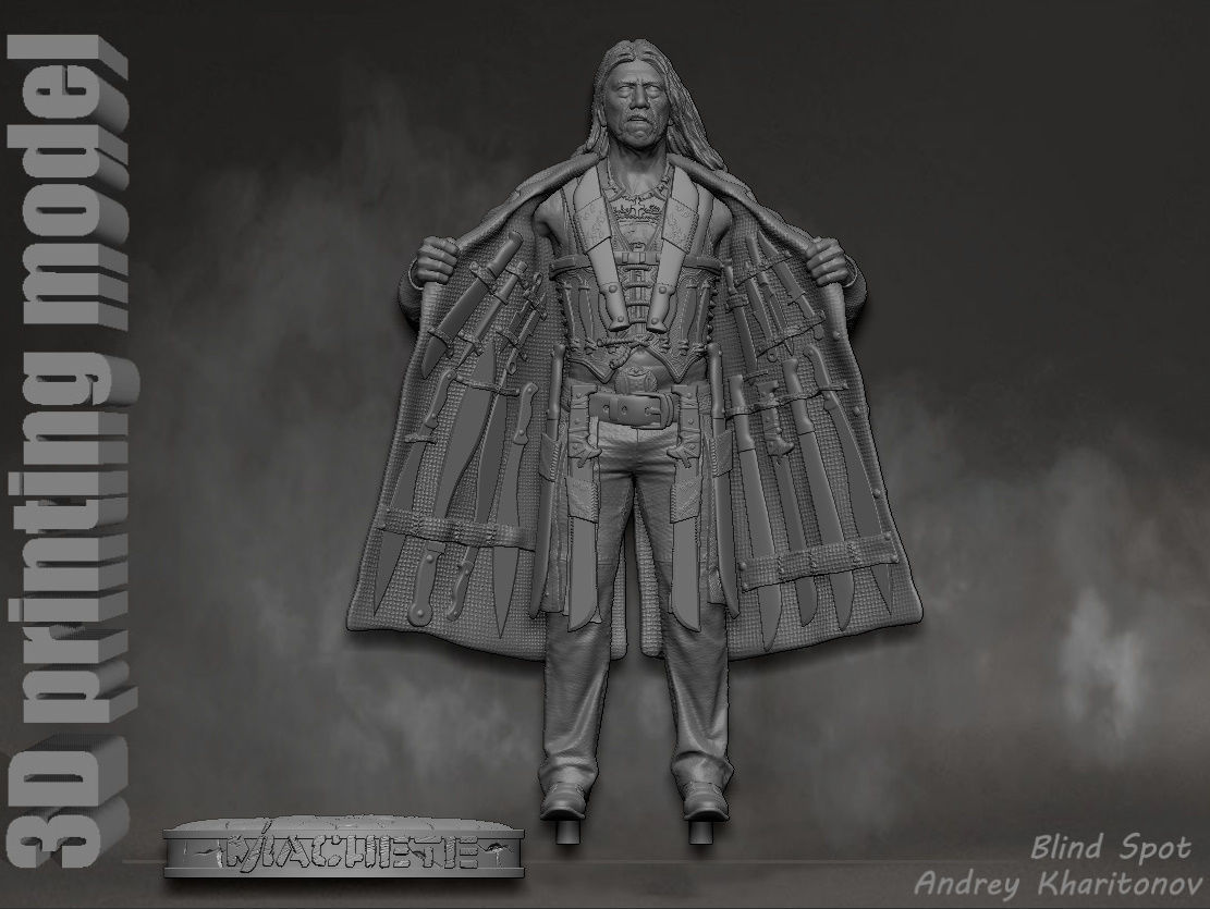  Machete 3D print model_22