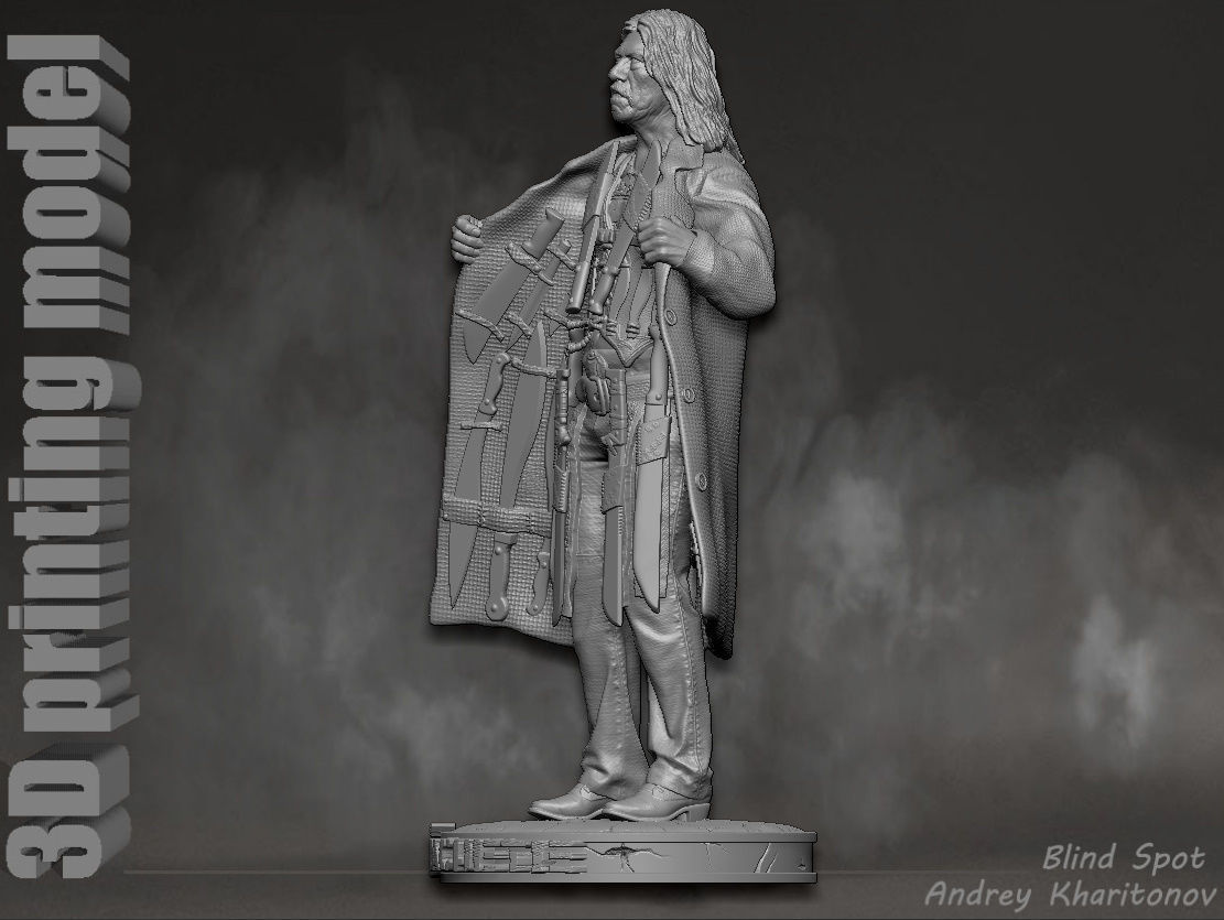  Machete 3D print model_3