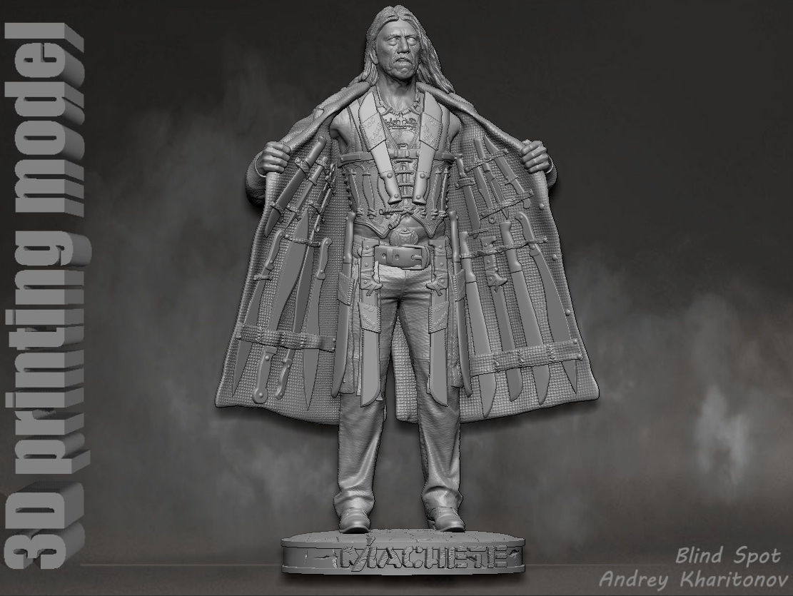  Machete 3D print model_16