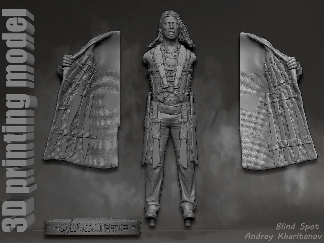  Machete 3D print model_24