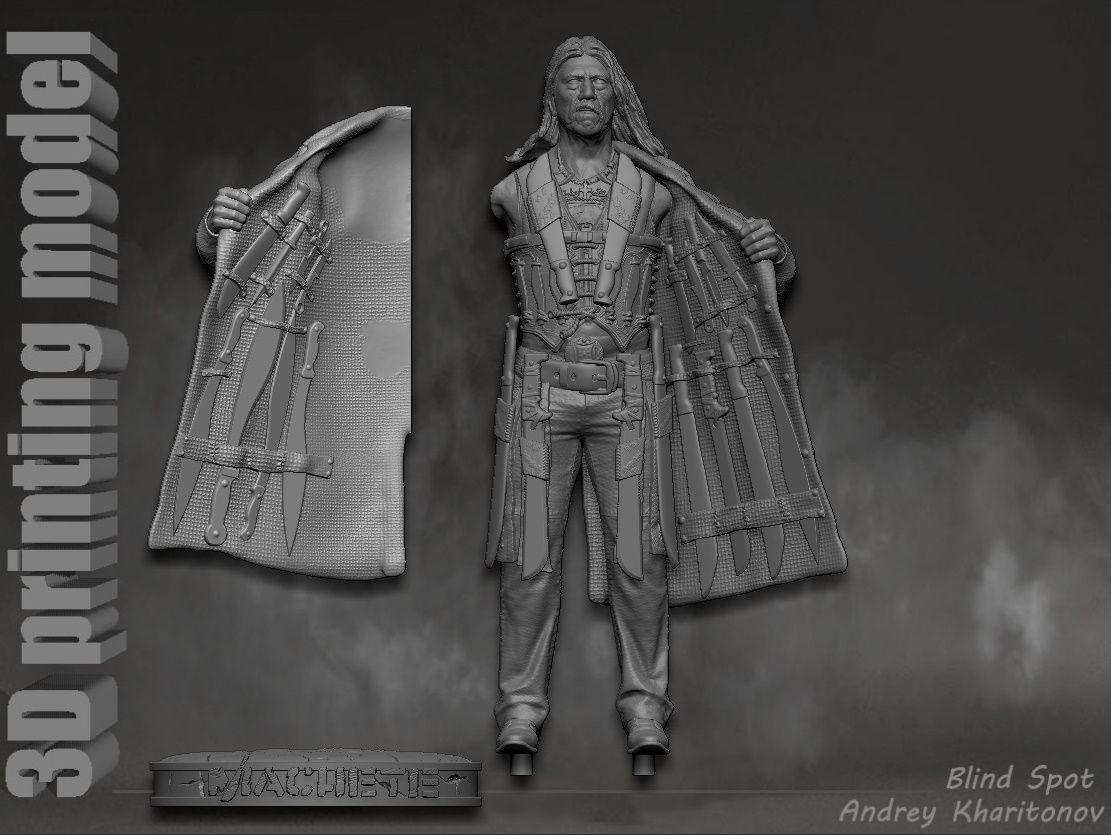  Machete 3D print model_23