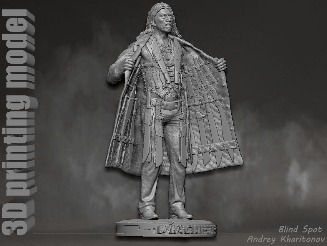  Machete 3D print model_15