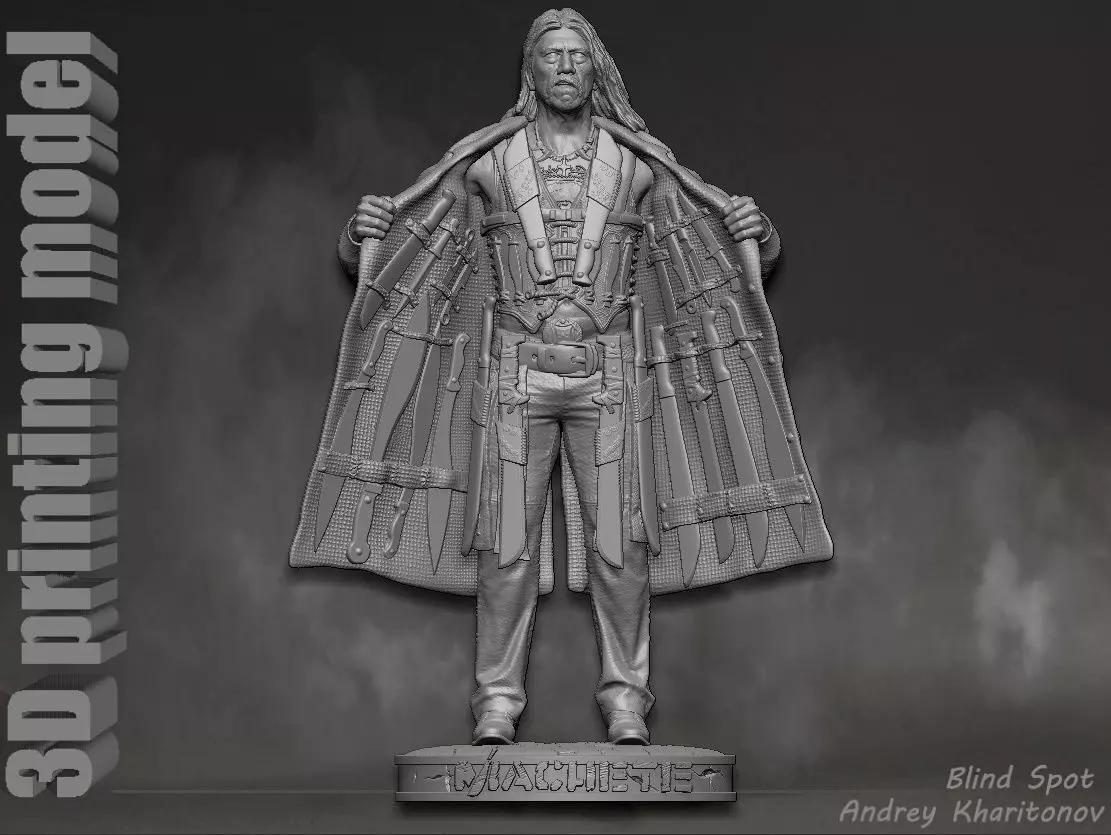  Machete 3D print model_0