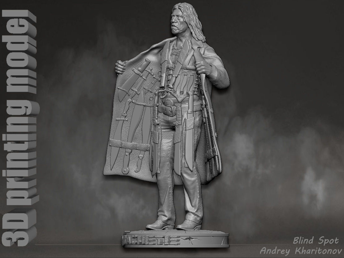  Machete 3D print model_2