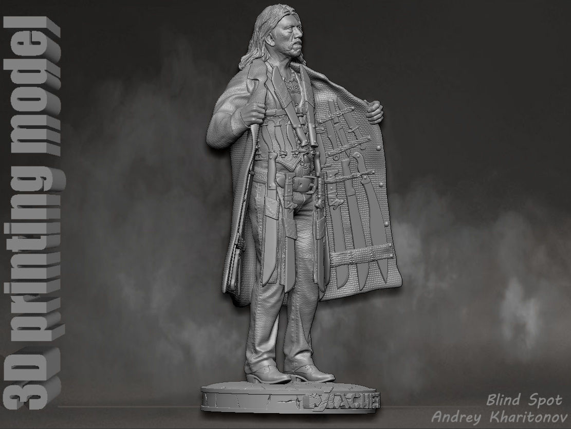  Machete 3D print model_14