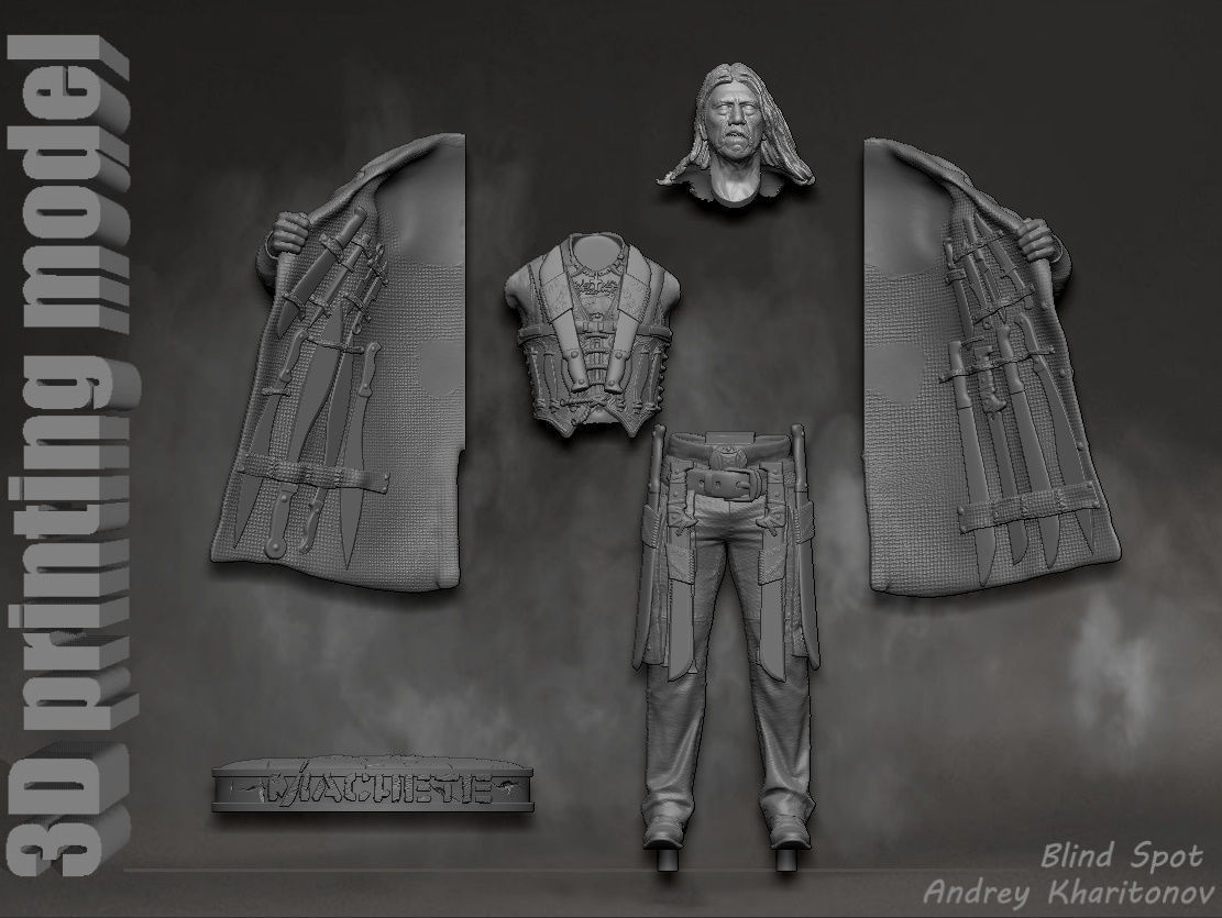  Machete 3D print model_26