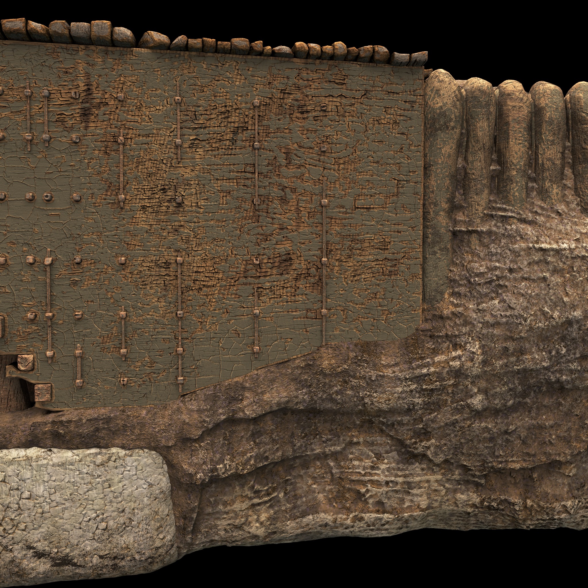 Wooden Bridge 3D Model 3D model_9