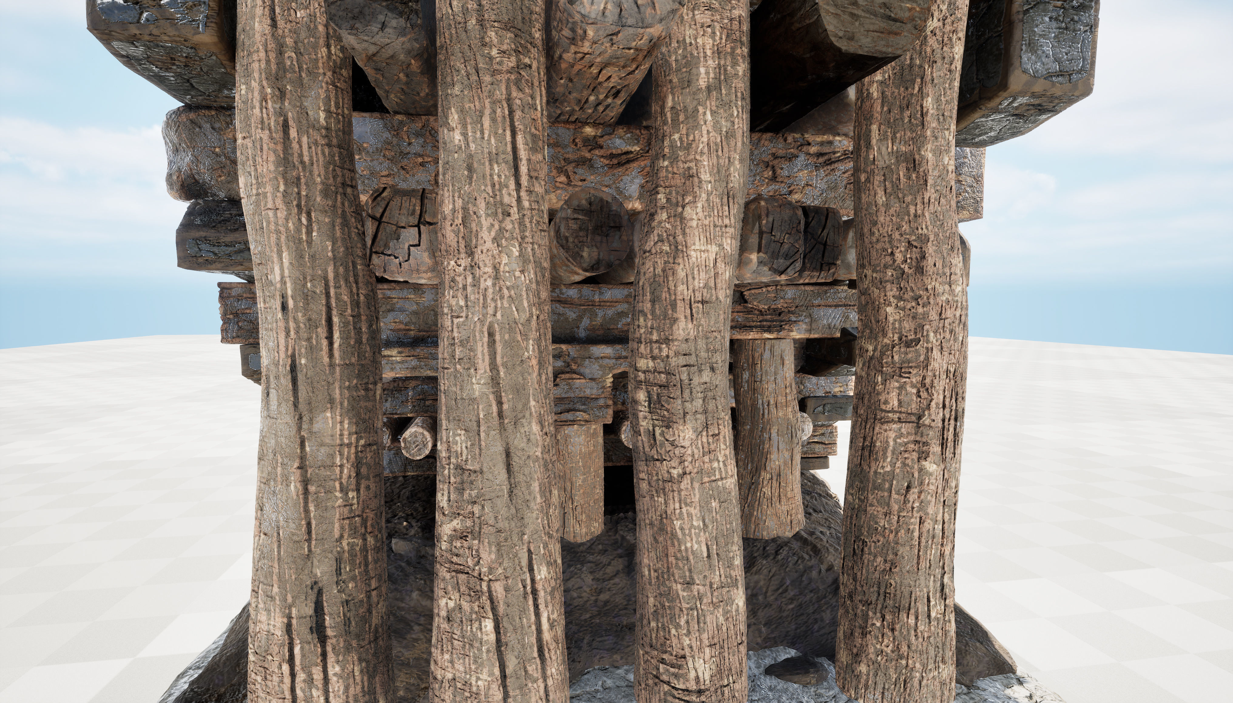 Wooden Bridge 3D Model 3D model_16