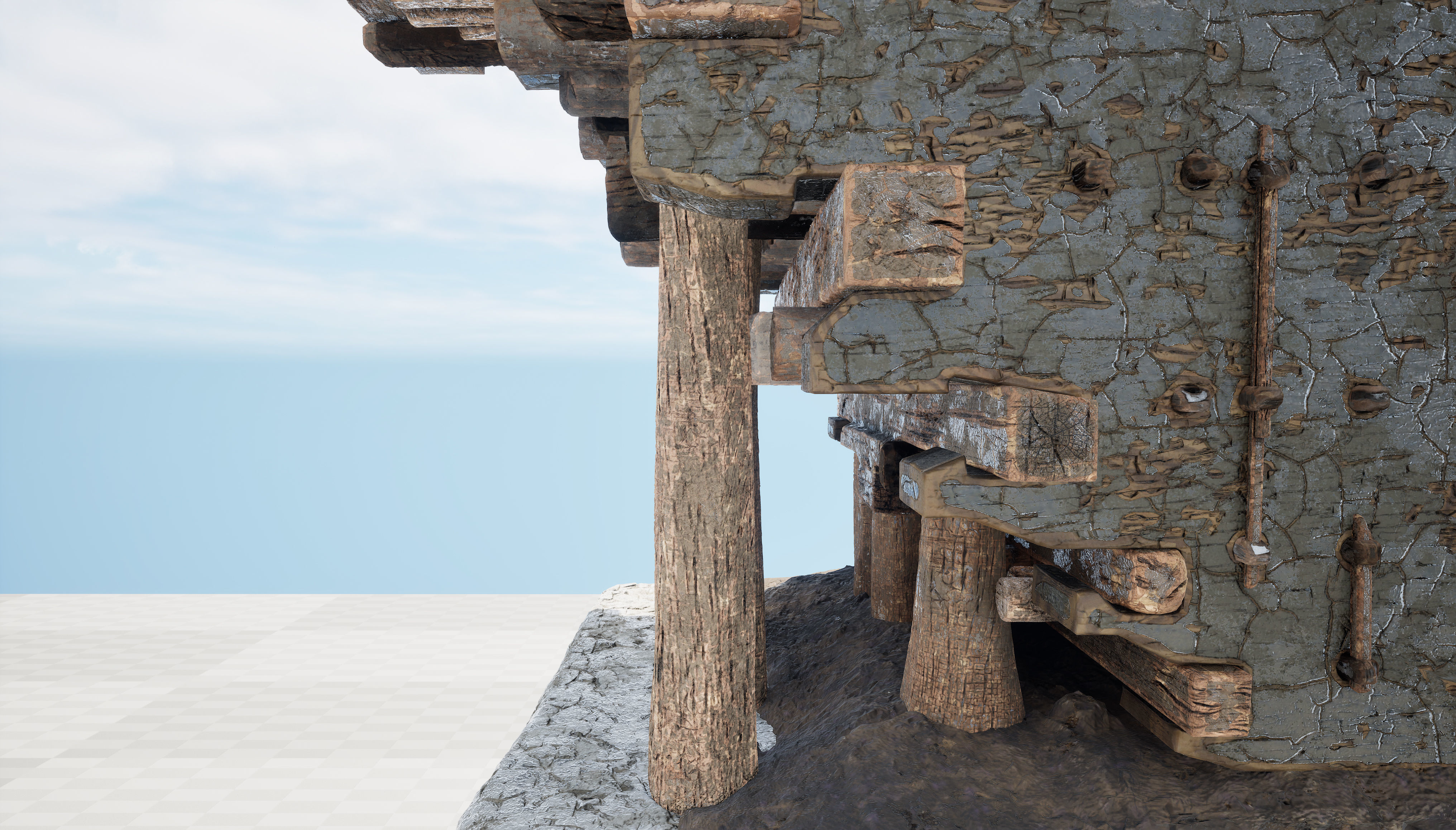 Wooden Bridge 3D Model 3D model_24