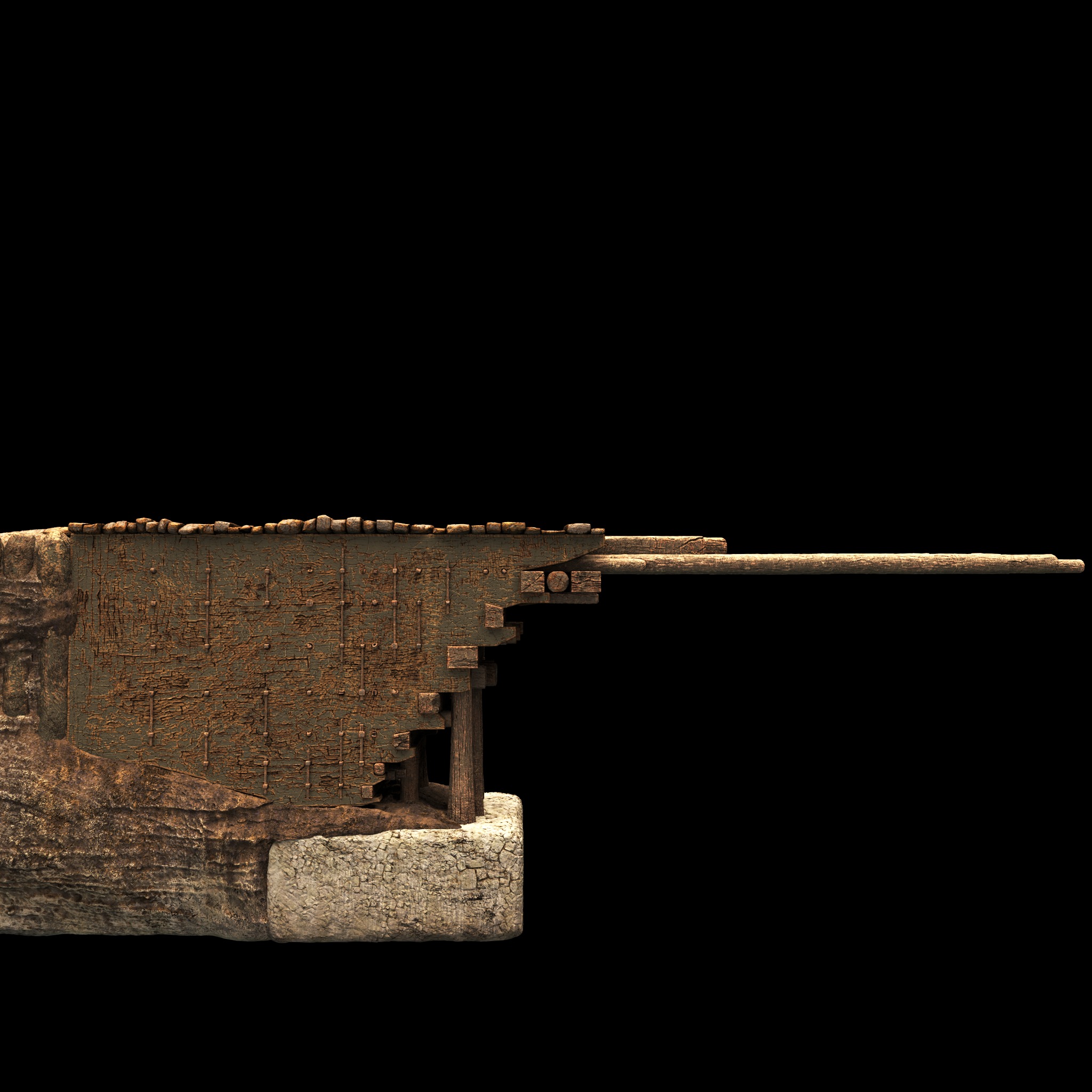 Wooden Bridge 3D Model 3D model_6