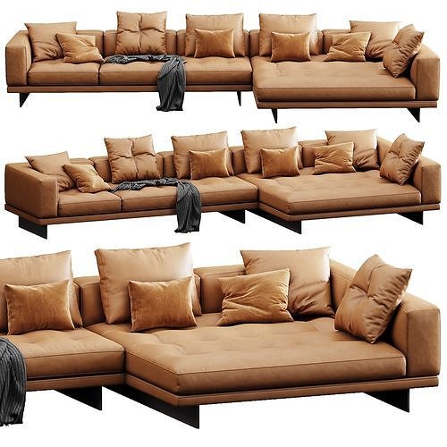 Sofa Dylan Set 6 3D model 6