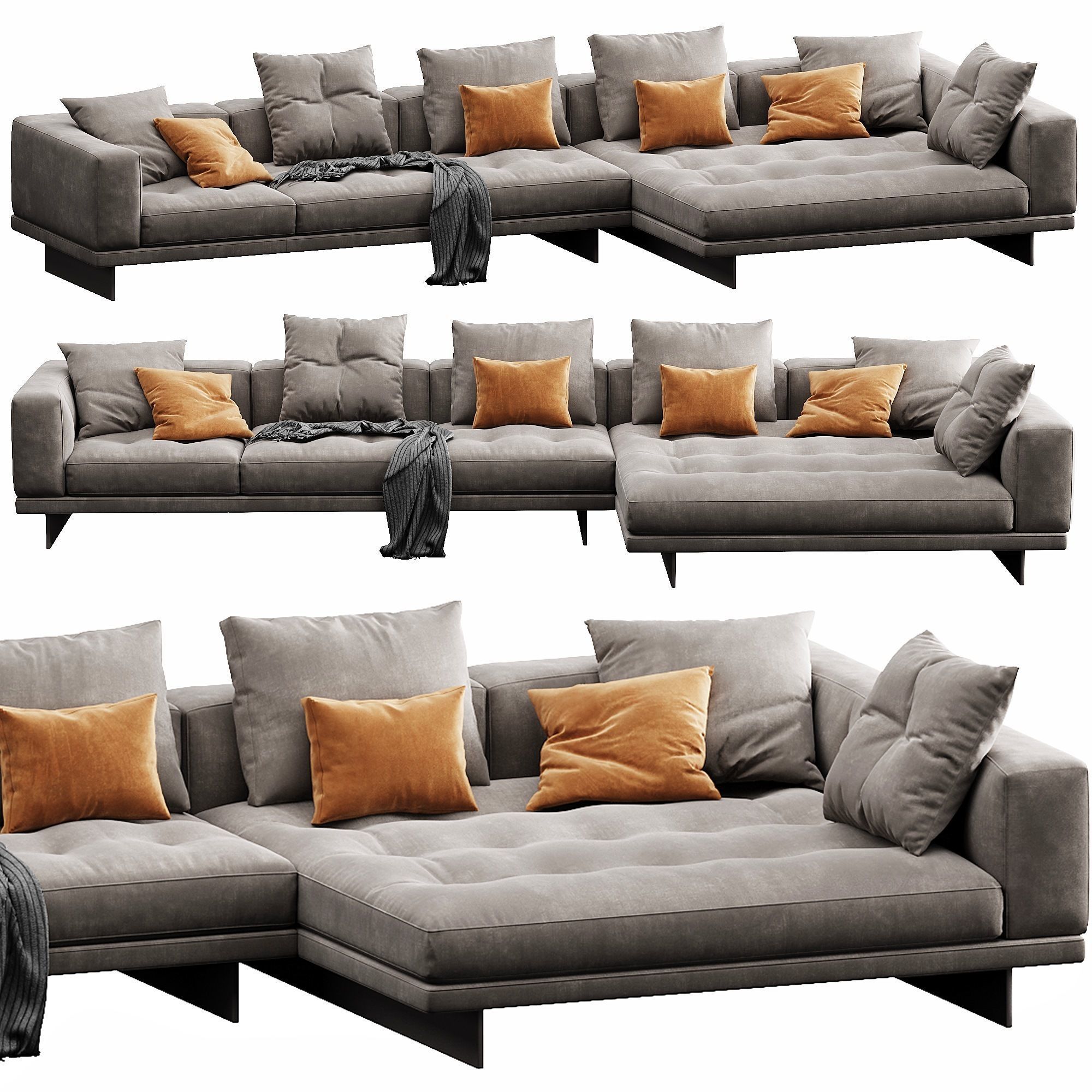 Sofa Dylan Set 6 3D model_3