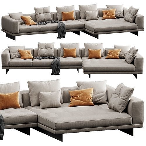 Sofa Dylan Set 6 3D model 5