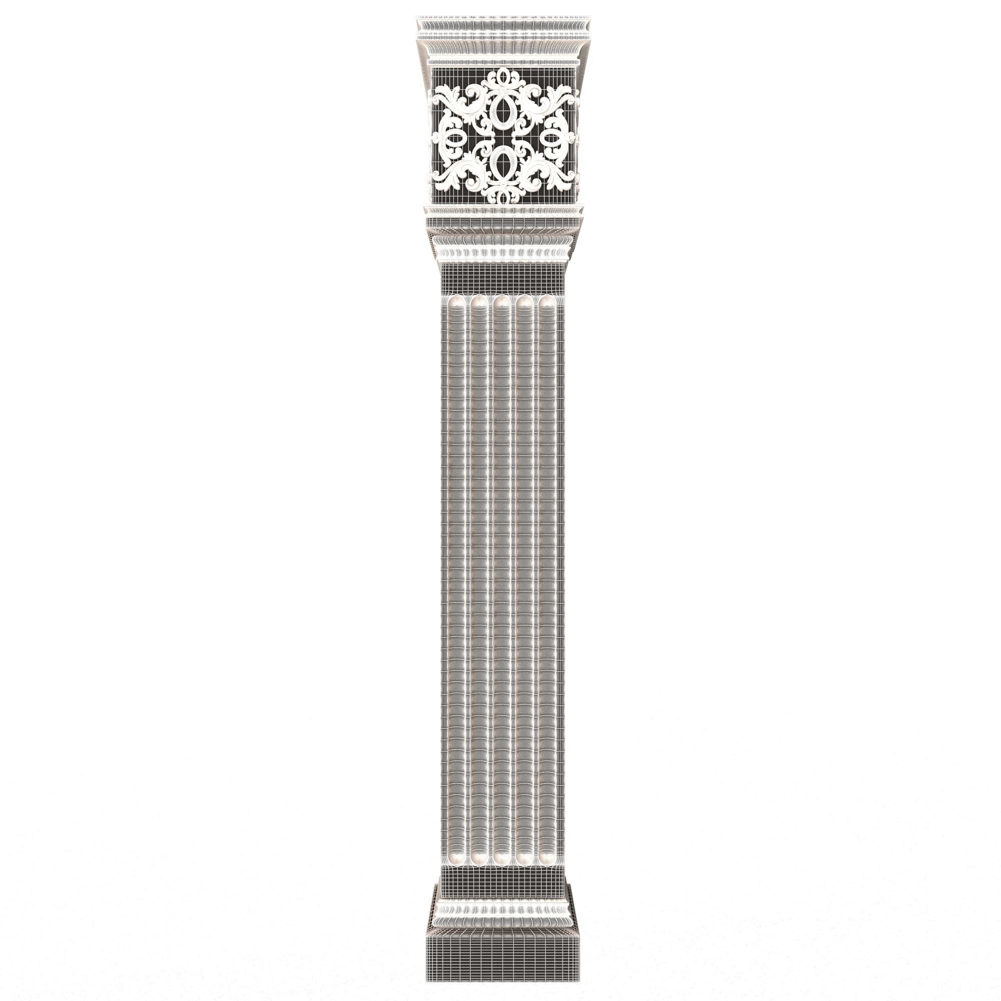 Collection of Columns 03 Low-poly 3D model_126