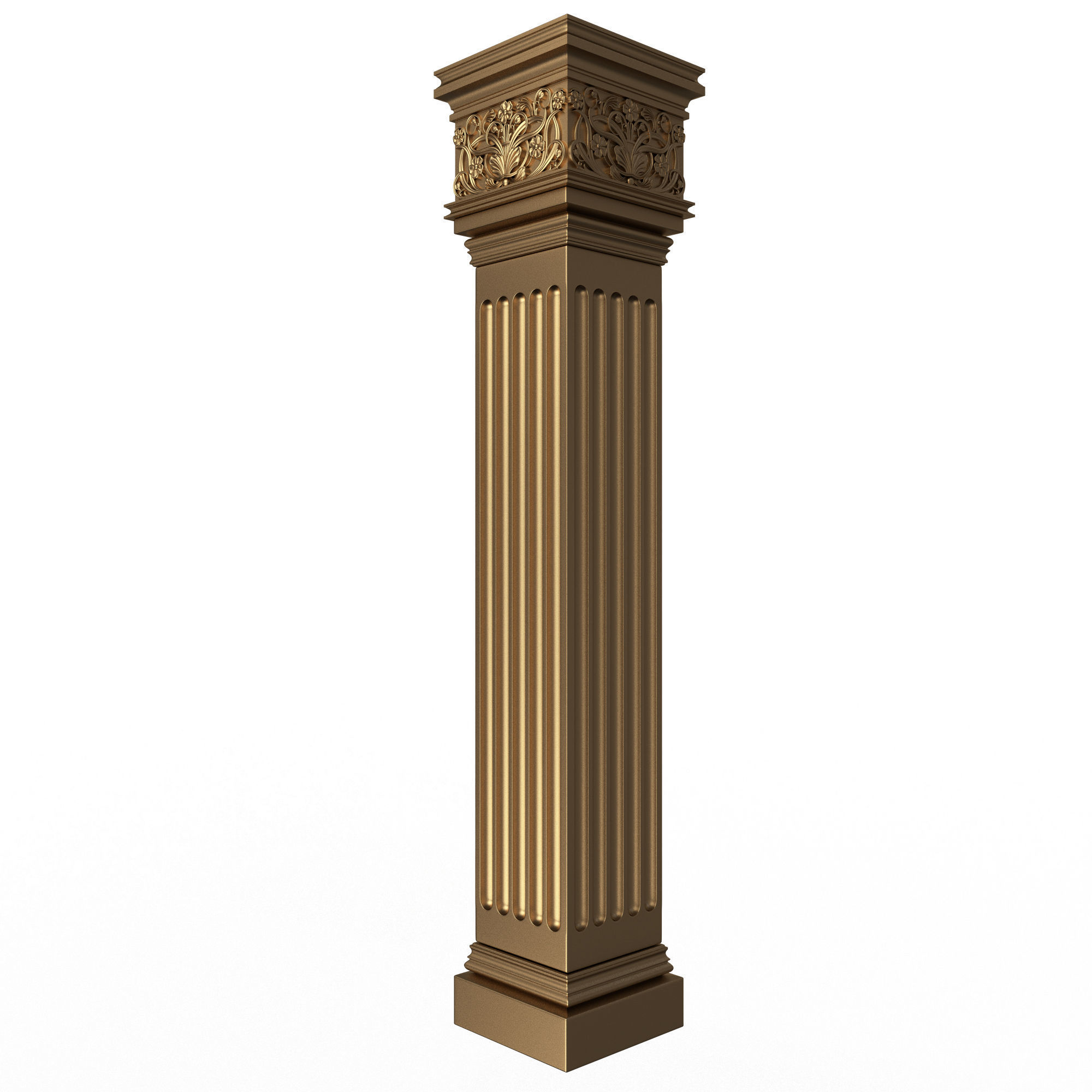 Collection of Columns 03 Low-poly 3D model_26