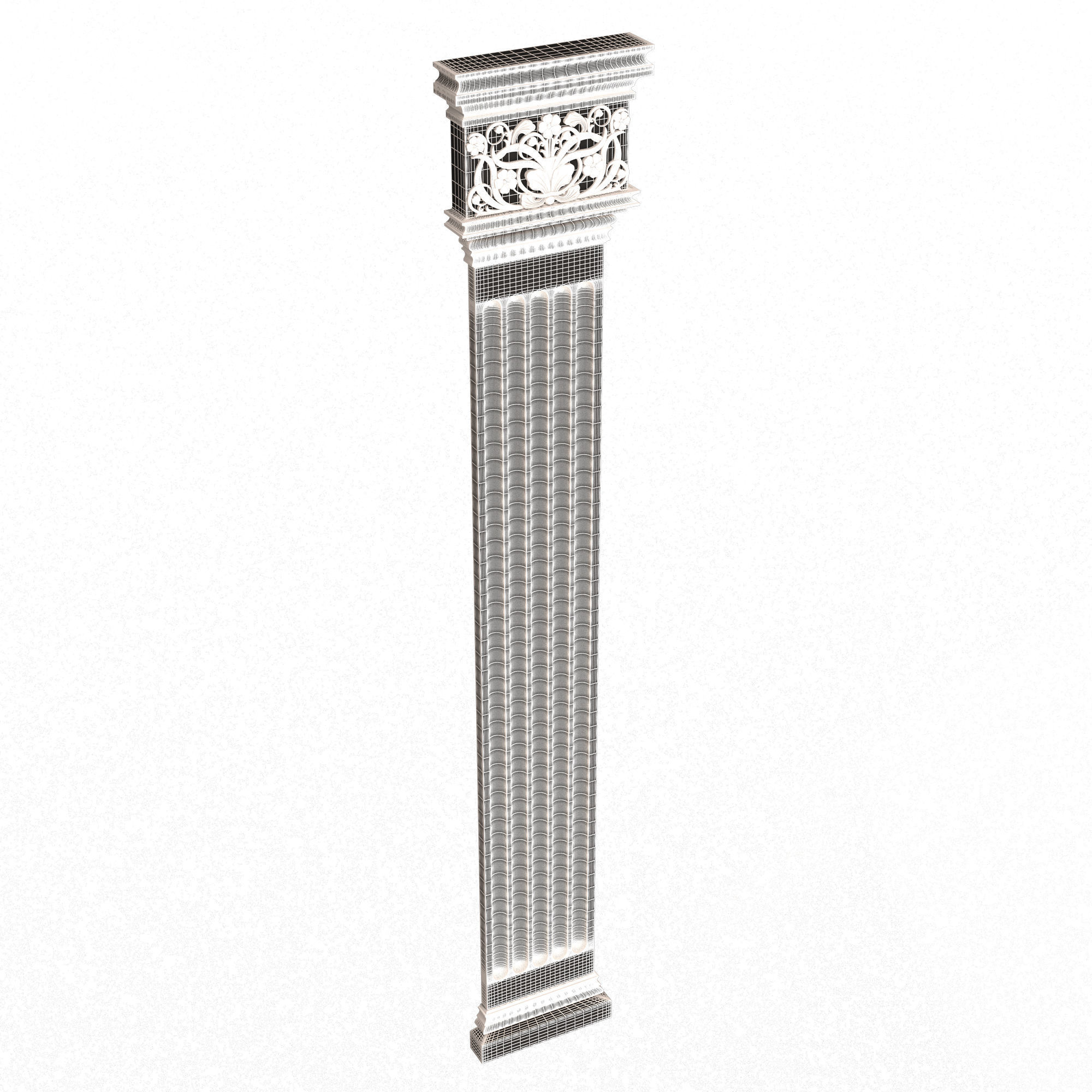 Collection of Columns 03 Low-poly 3D model_92