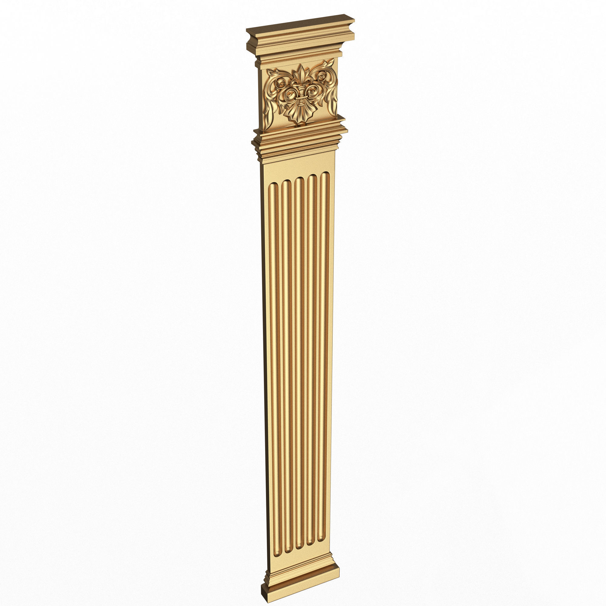 Collection of Columns 03 Low-poly 3D model_2