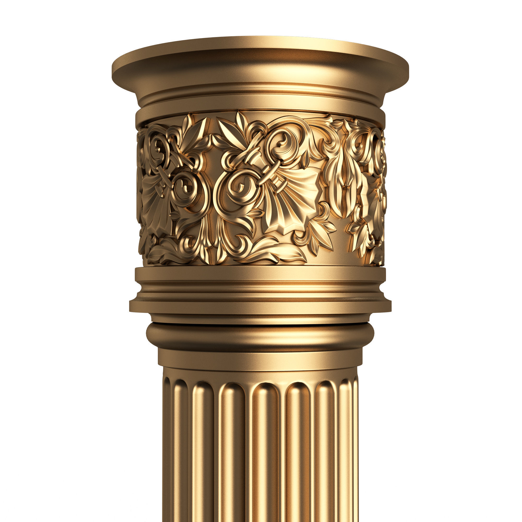 Collection of Columns 03 Low-poly 3D model_16