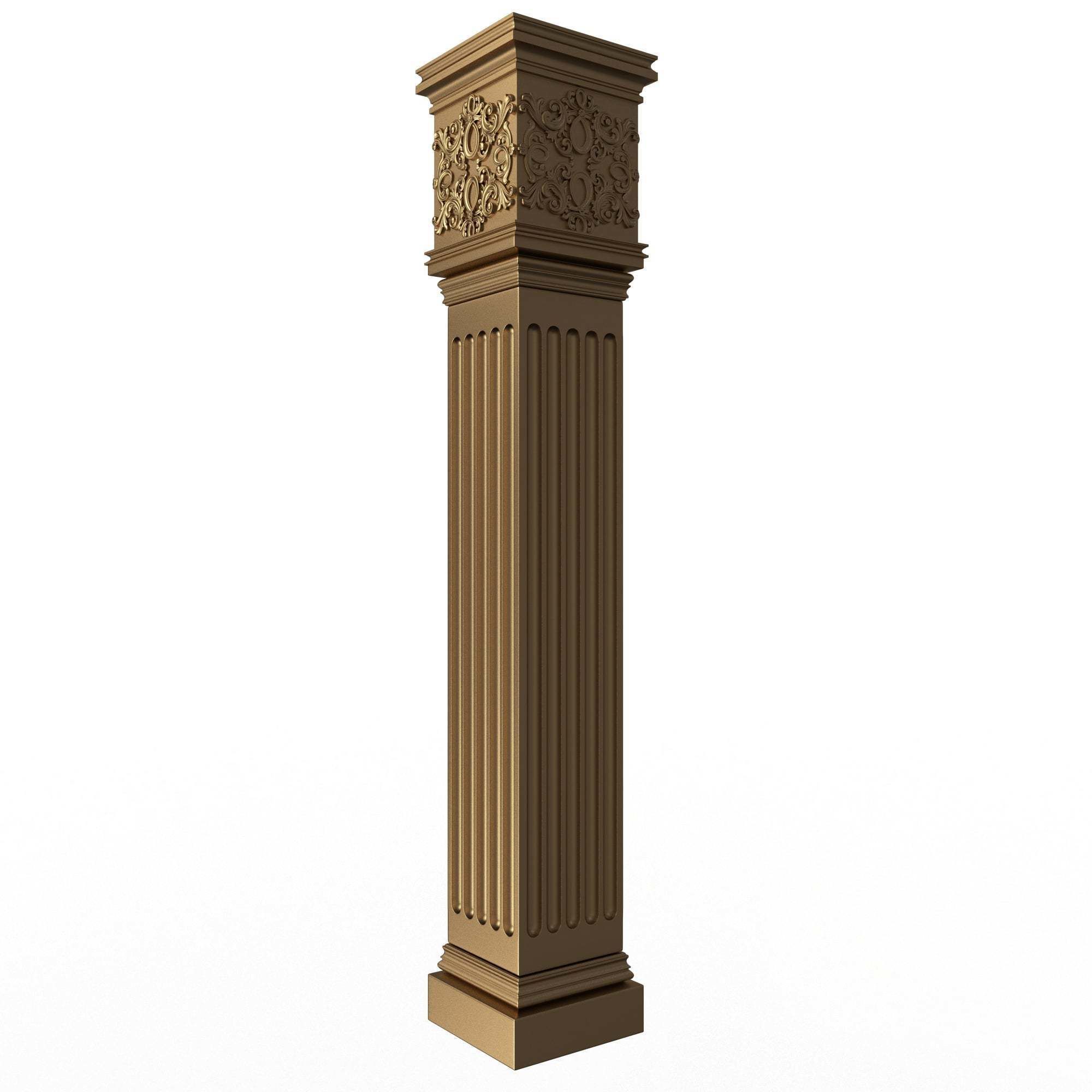 Collection of Columns 03 Low-poly 3D model_50