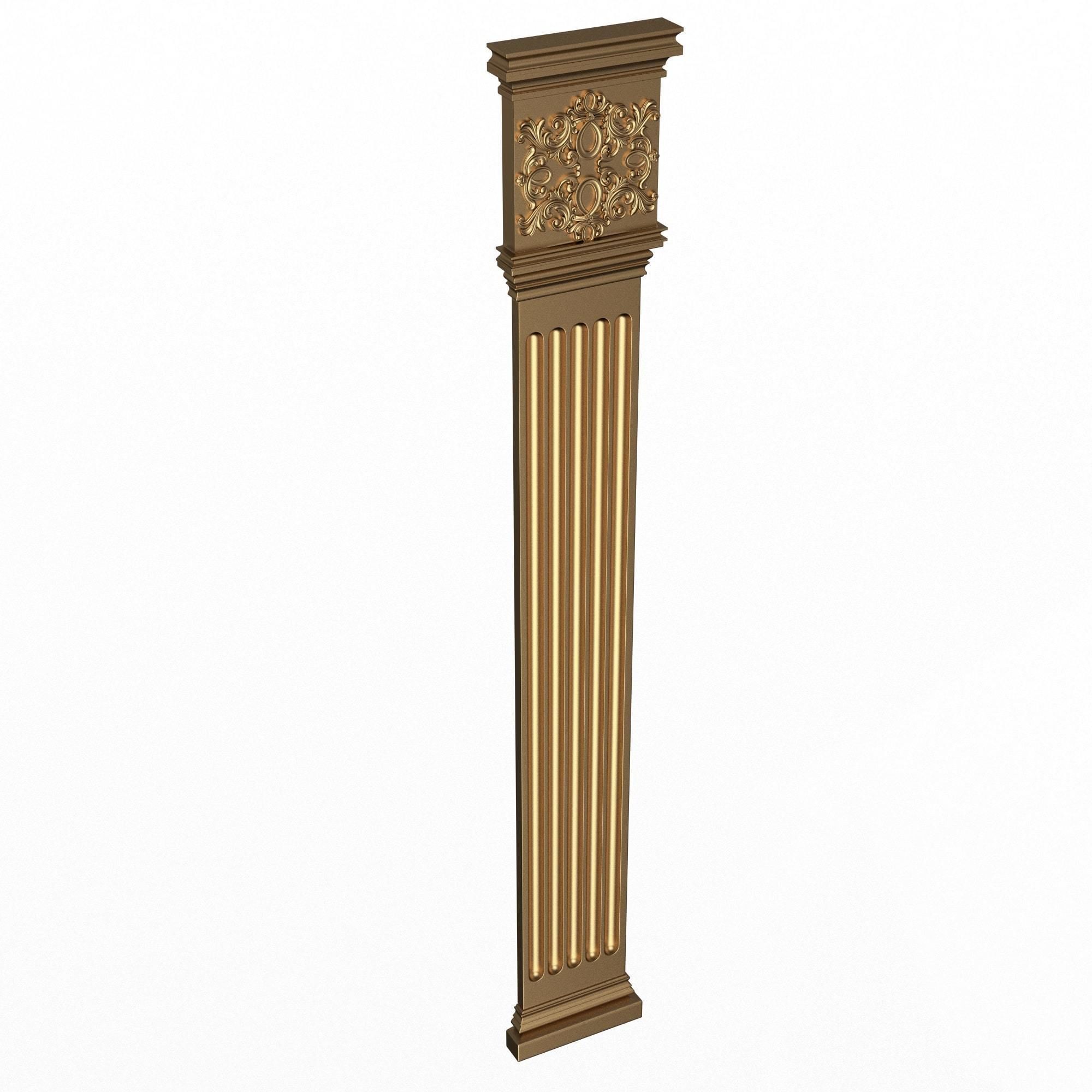 Collection of Columns 03 Low-poly 3D model_38