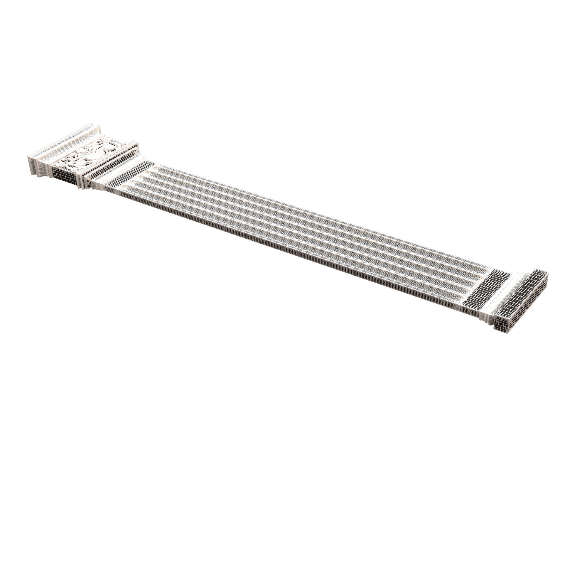 Collection of Columns 03 Low-poly 3D model_96