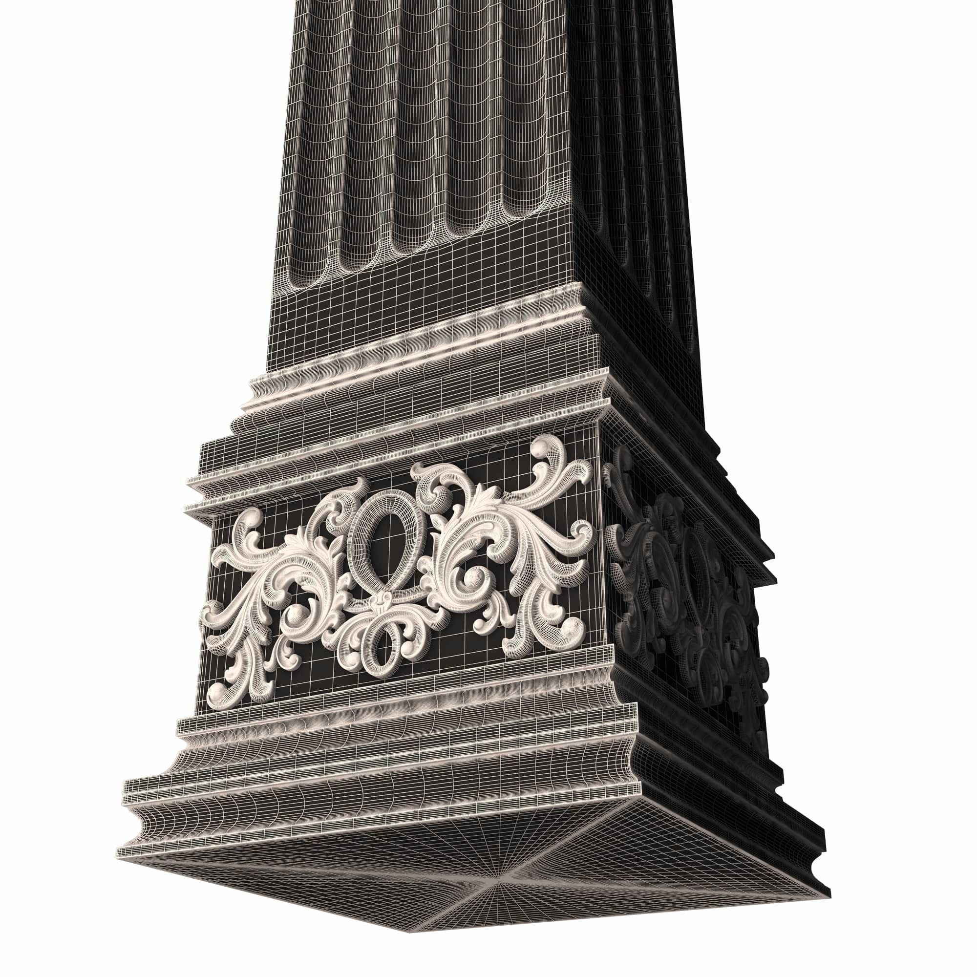 Collection of Columns 03 Low-poly 3D model_131