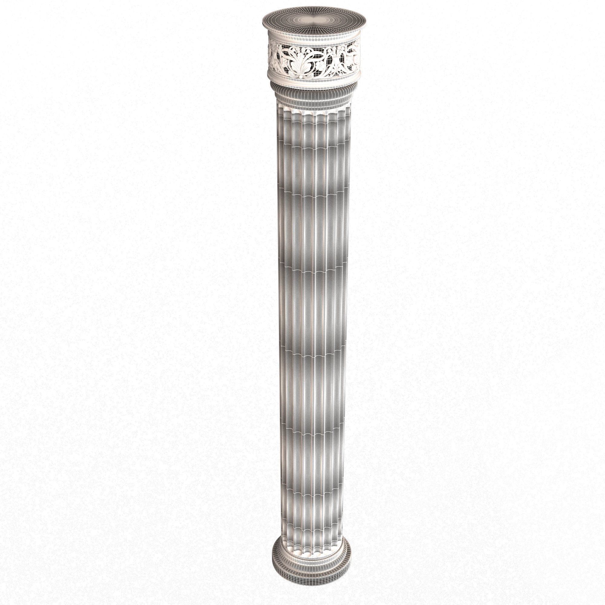 Collection of Columns 03 Low-poly 3D model_104