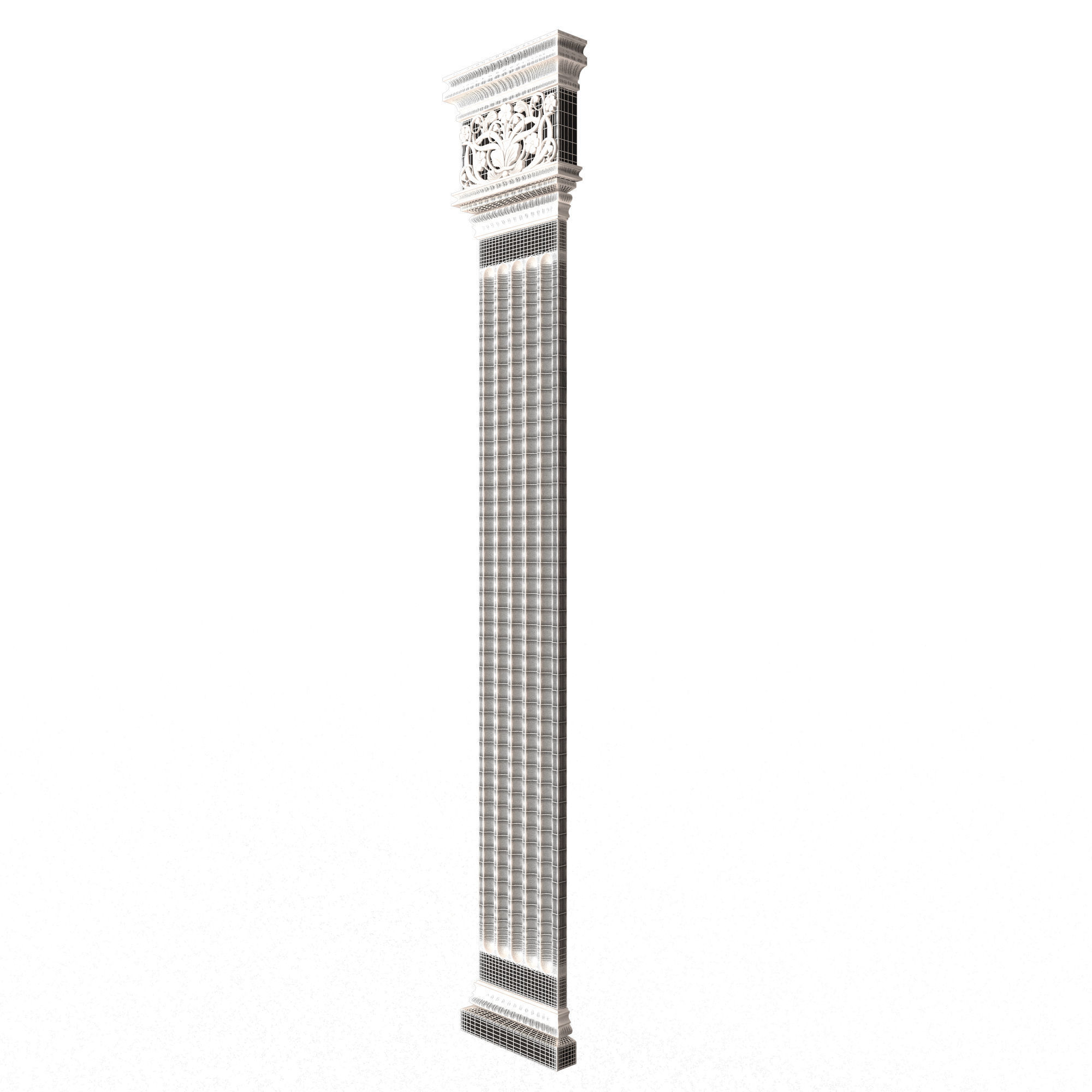 Collection of Columns 03 Low-poly 3D model_93