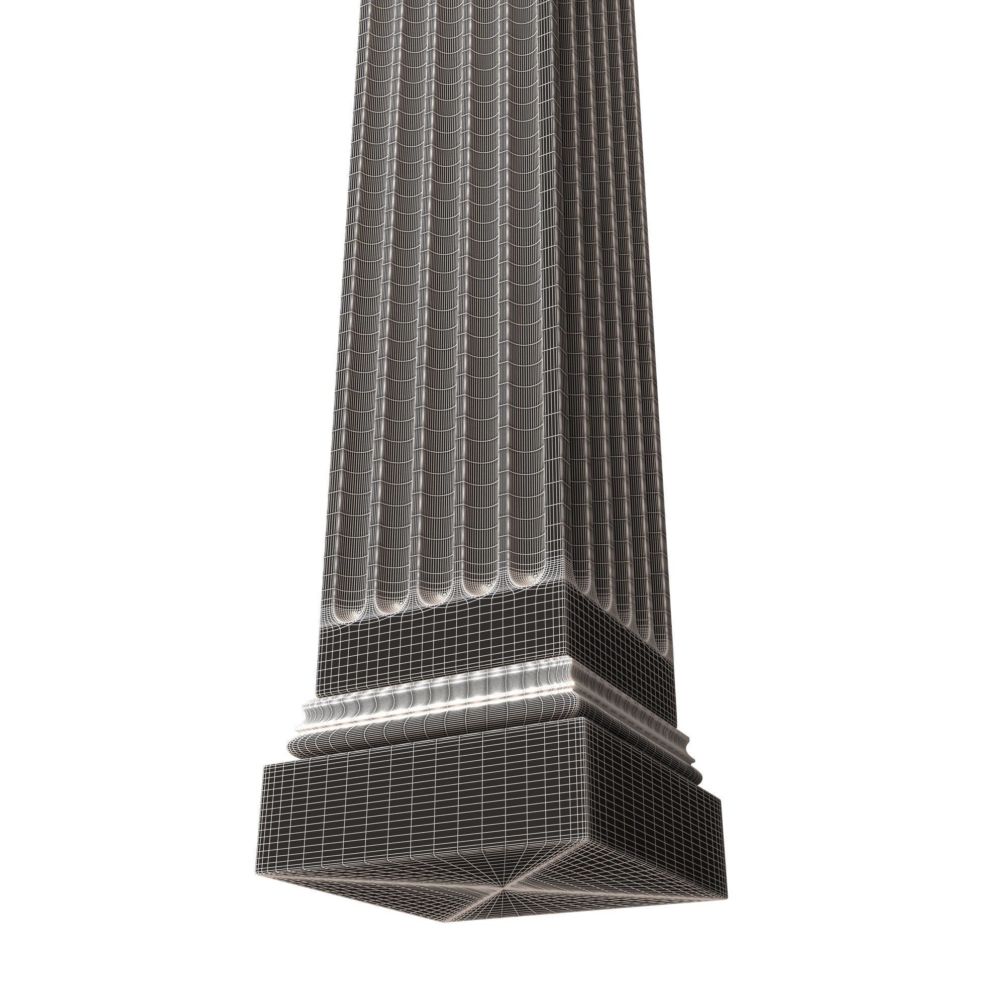 Collection of Columns 03 Low-poly 3D model_100