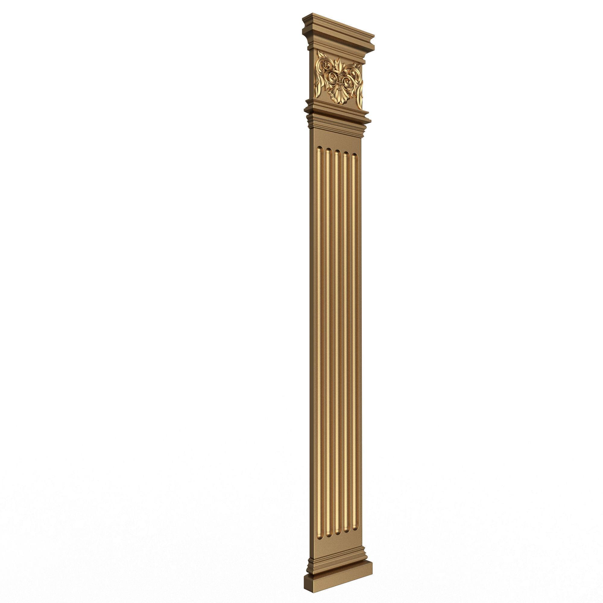 Collection of Columns 03 Low-poly 3D model_4