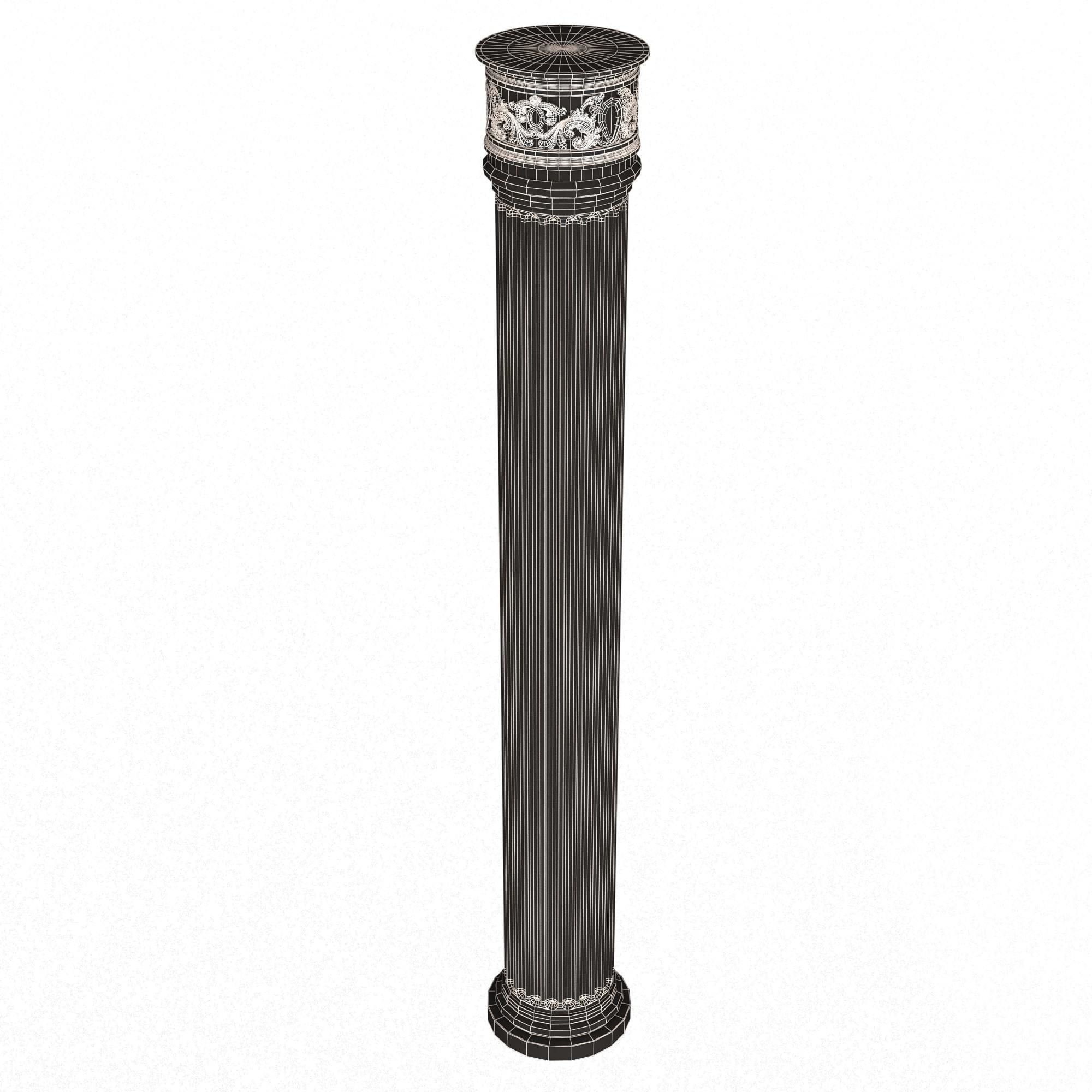 Collection of Columns 03 Low-poly 3D model_144