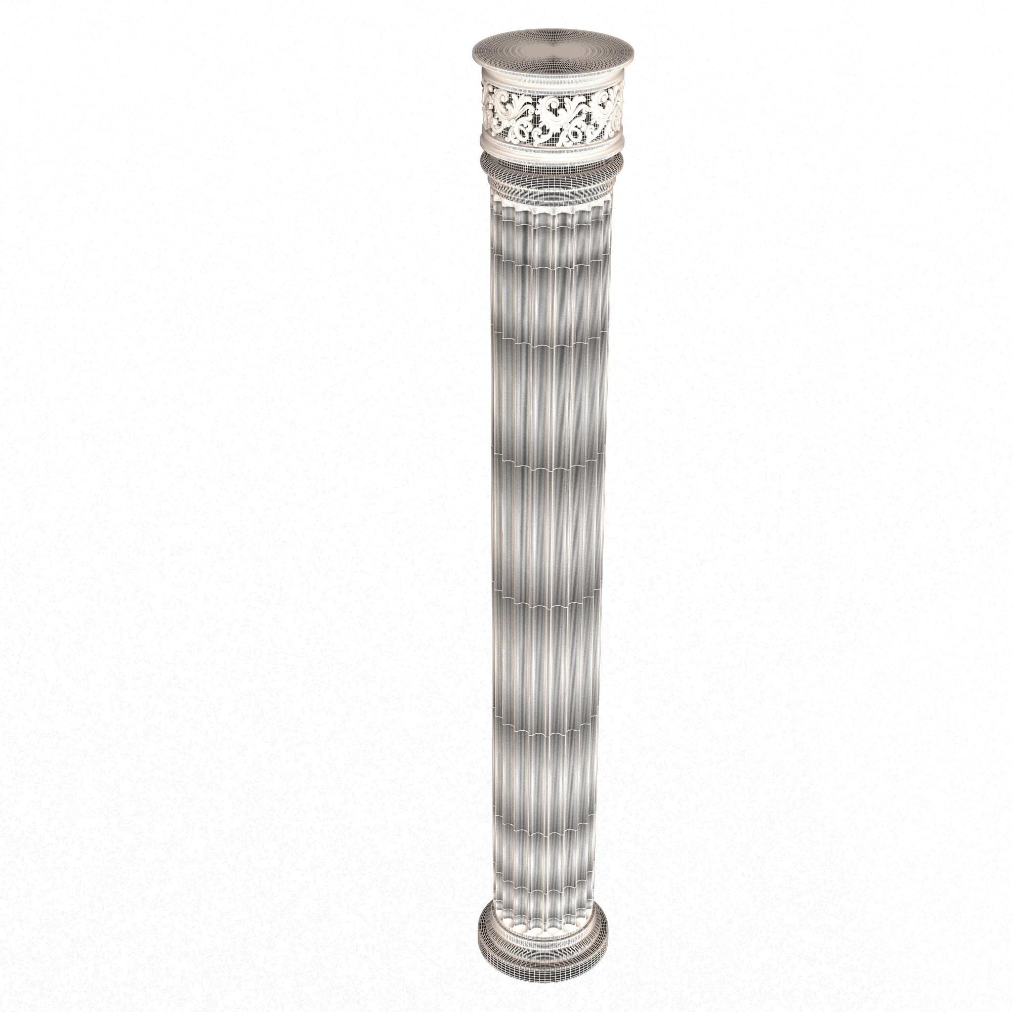 Collection of Columns 03 Low-poly 3D model_133