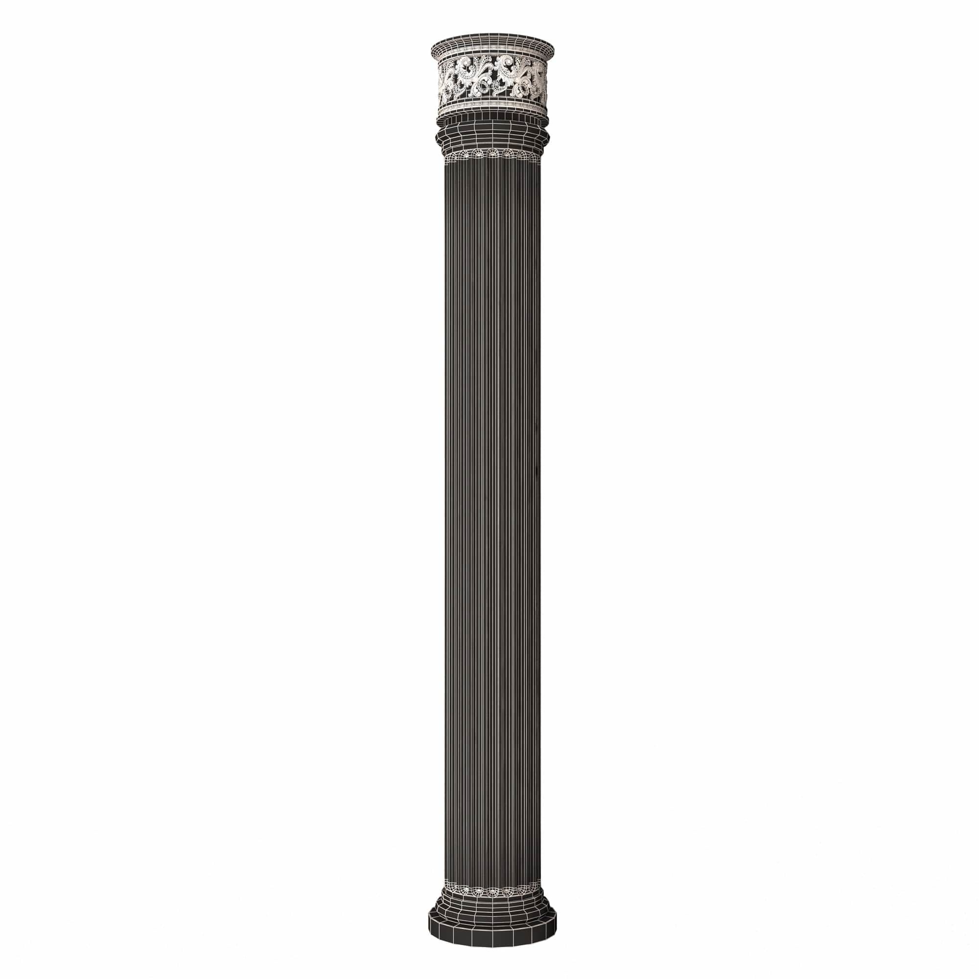 Collection of Columns 03 Low-poly 3D model_143