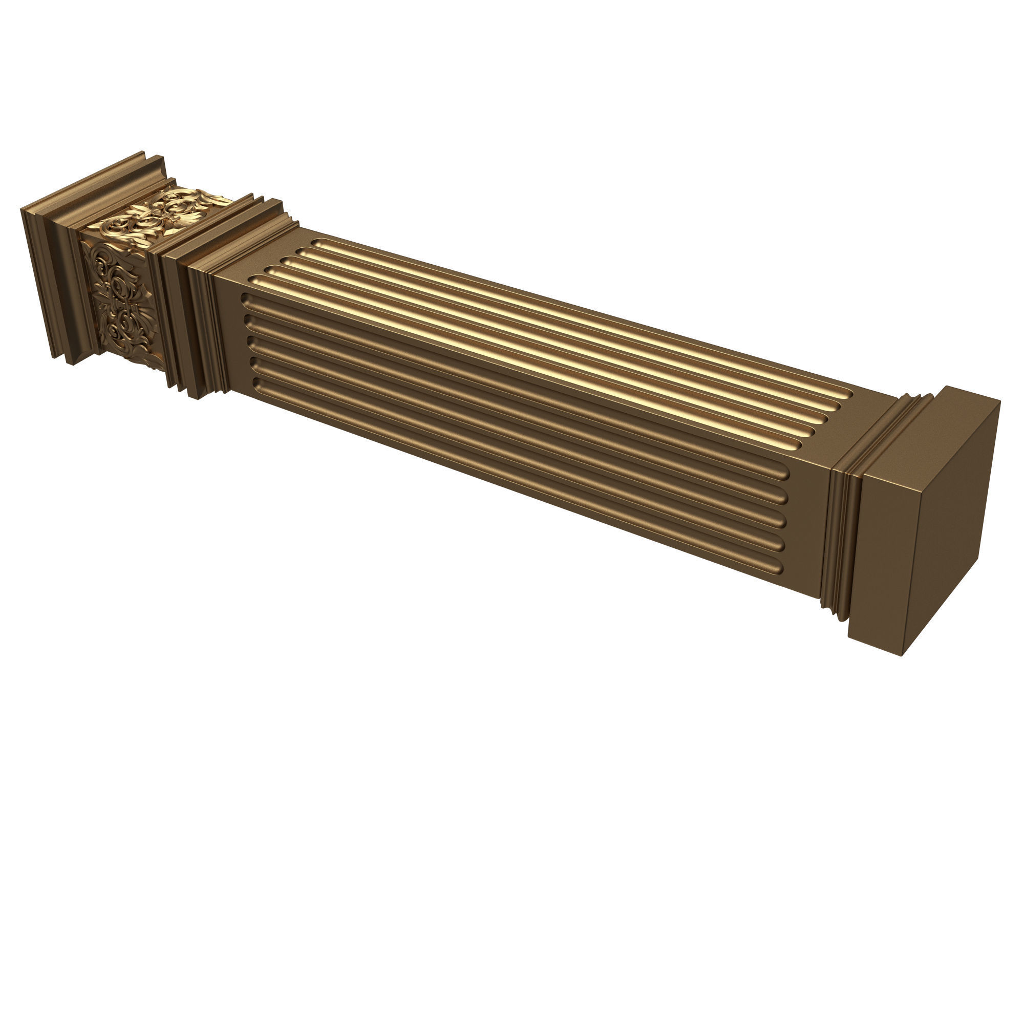 Collection of Columns 03 Low-poly 3D model_11