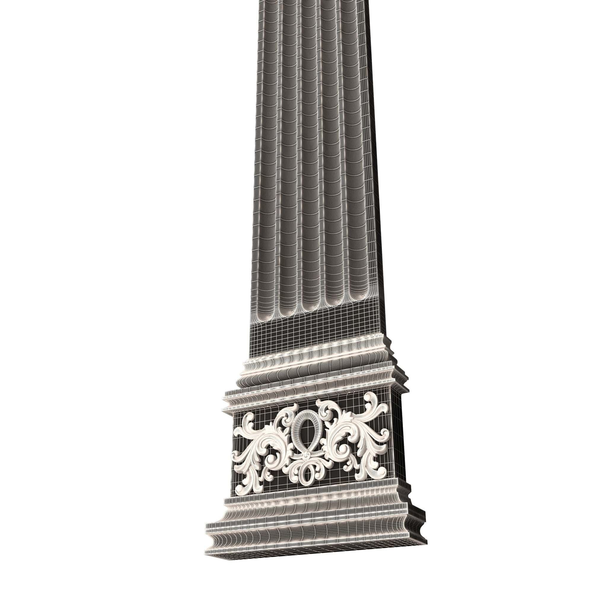 Collection of Columns 03 Low-poly 3D model_119