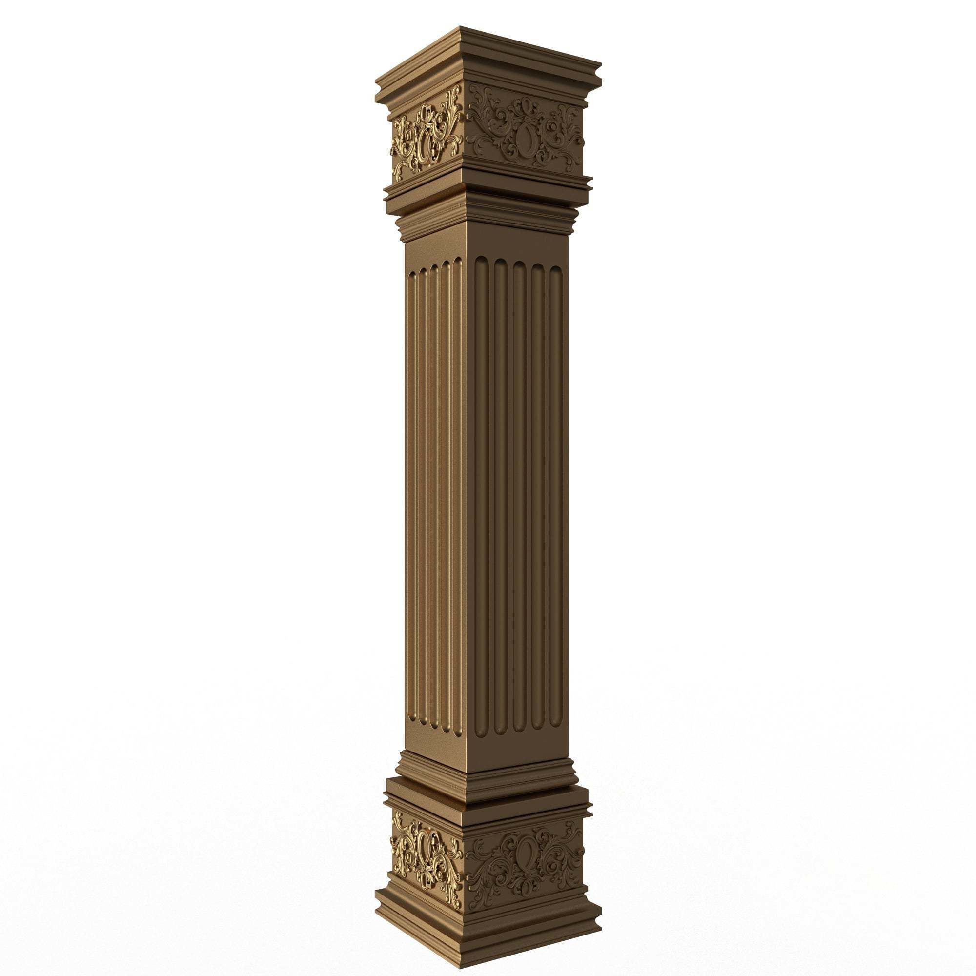 Collection of Columns 03 Low-poly 3D model_57