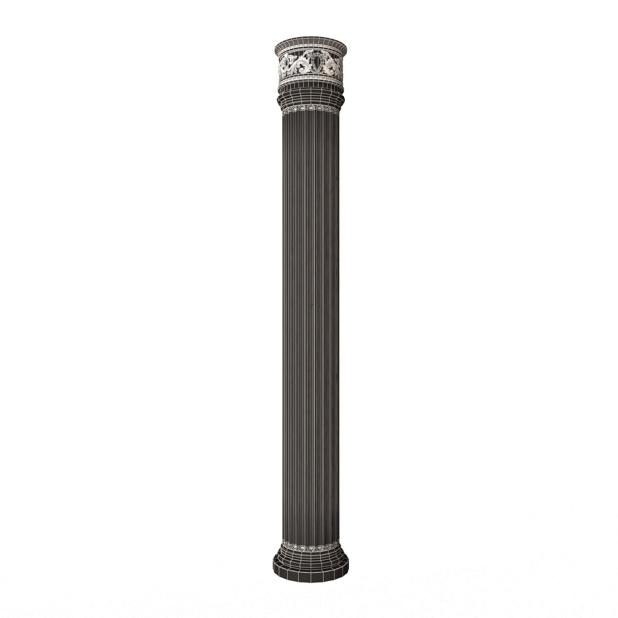 Collection of Columns 03 Low-poly 3D model_149