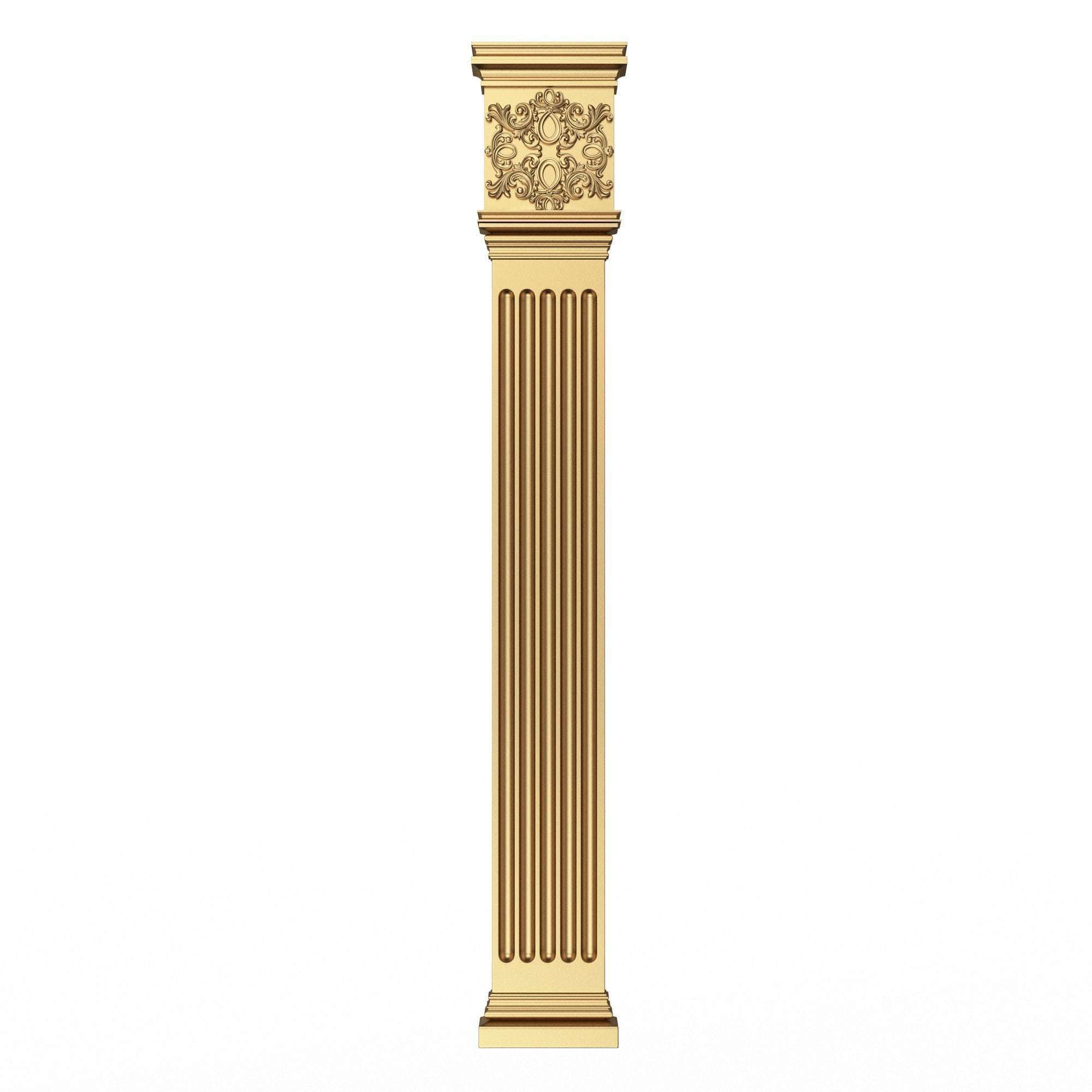Collection of Columns 03 Low-poly 3D model_37
