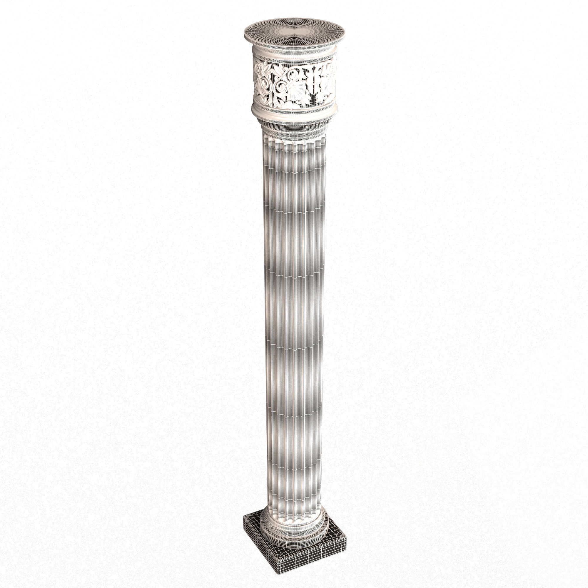 Collection of Columns 03 Low-poly 3D model_86