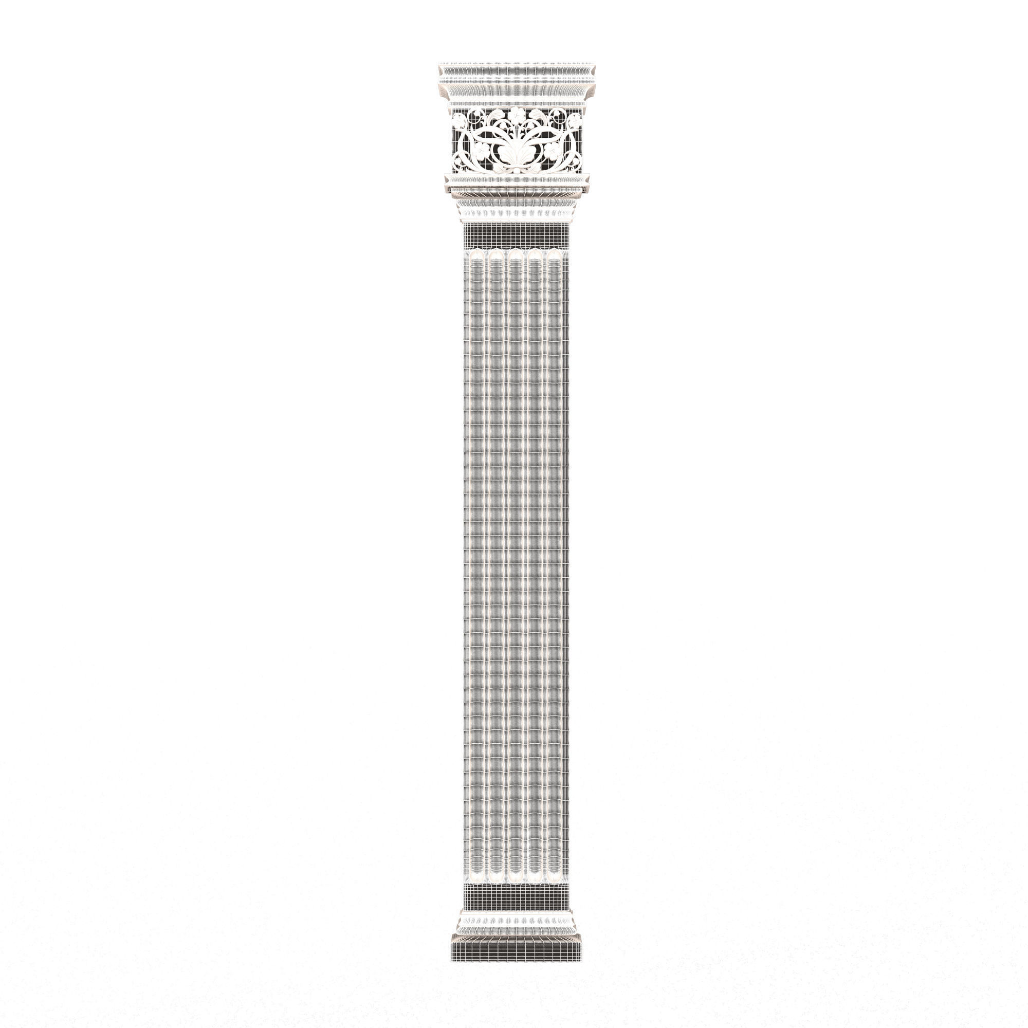 Collection of Columns 03 Low-poly 3D model_91