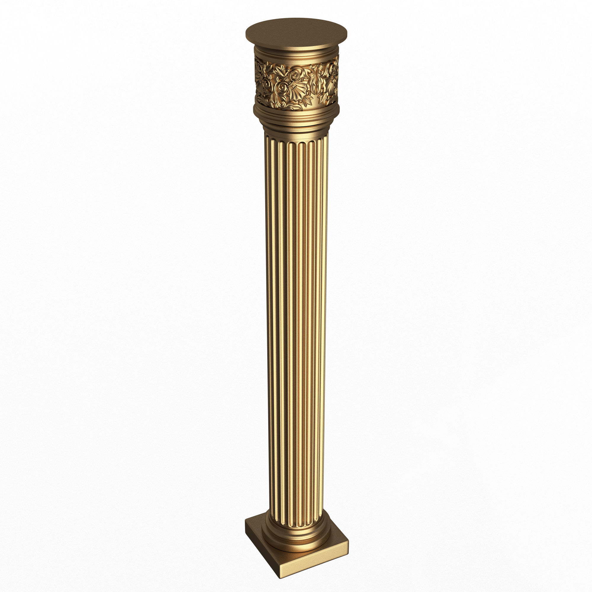 Collection of Columns 03 Low-poly 3D model_14