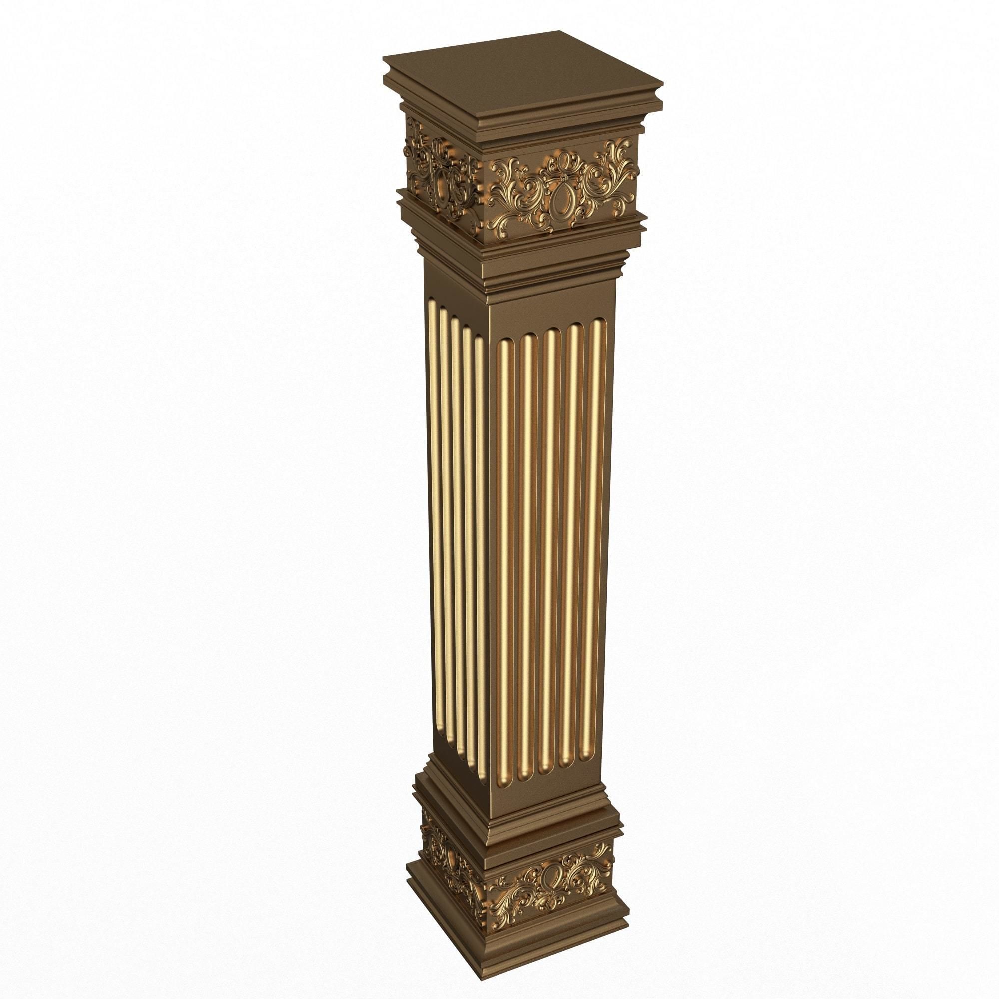 Collection of Columns 03 Low-poly 3D model_56