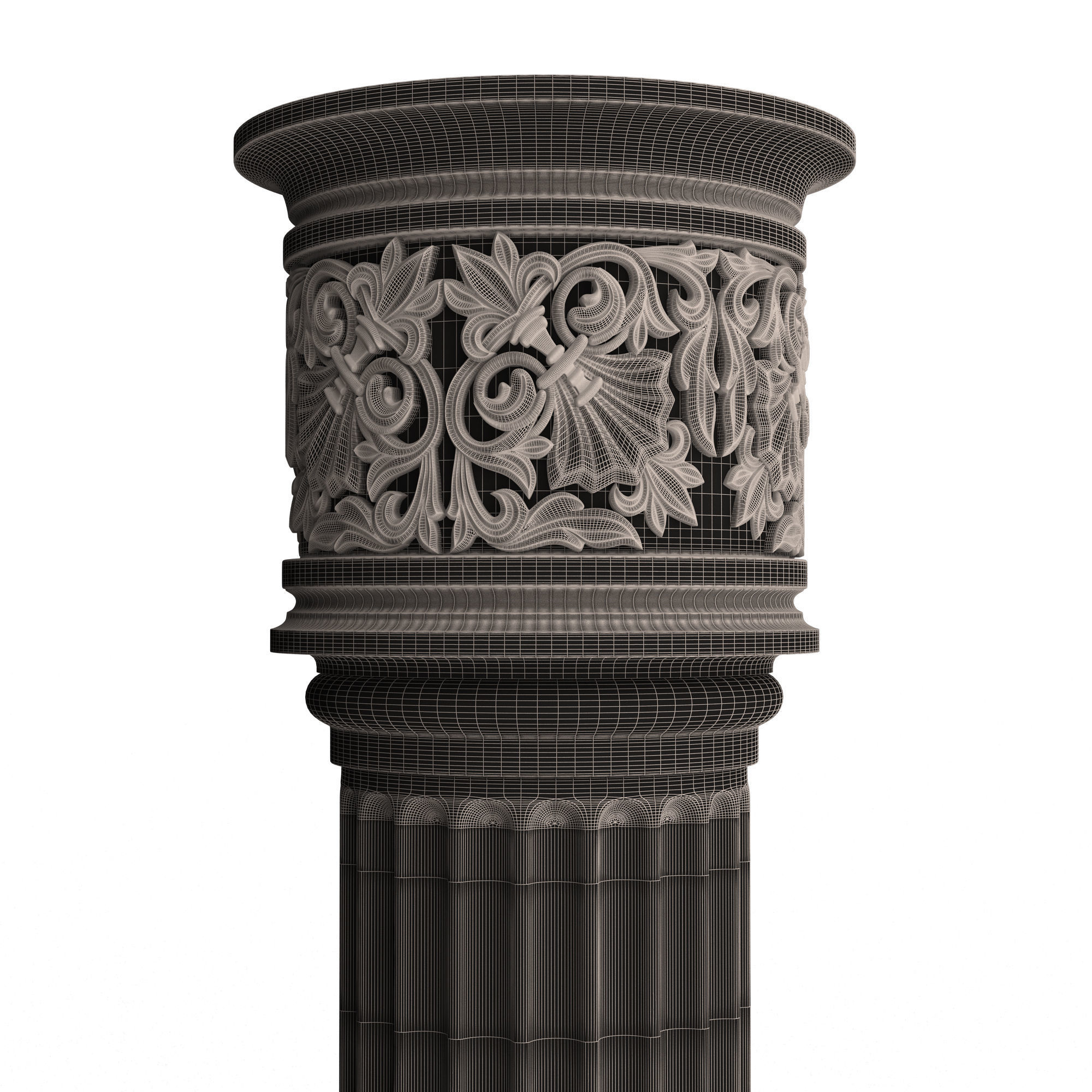 Collection of Columns 03 Low-poly 3D model_88