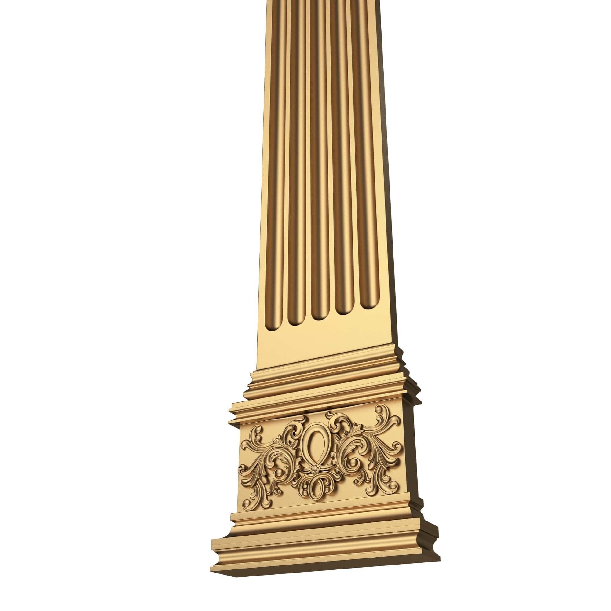 Collection of Columns 03 Low-poly 3D model_47