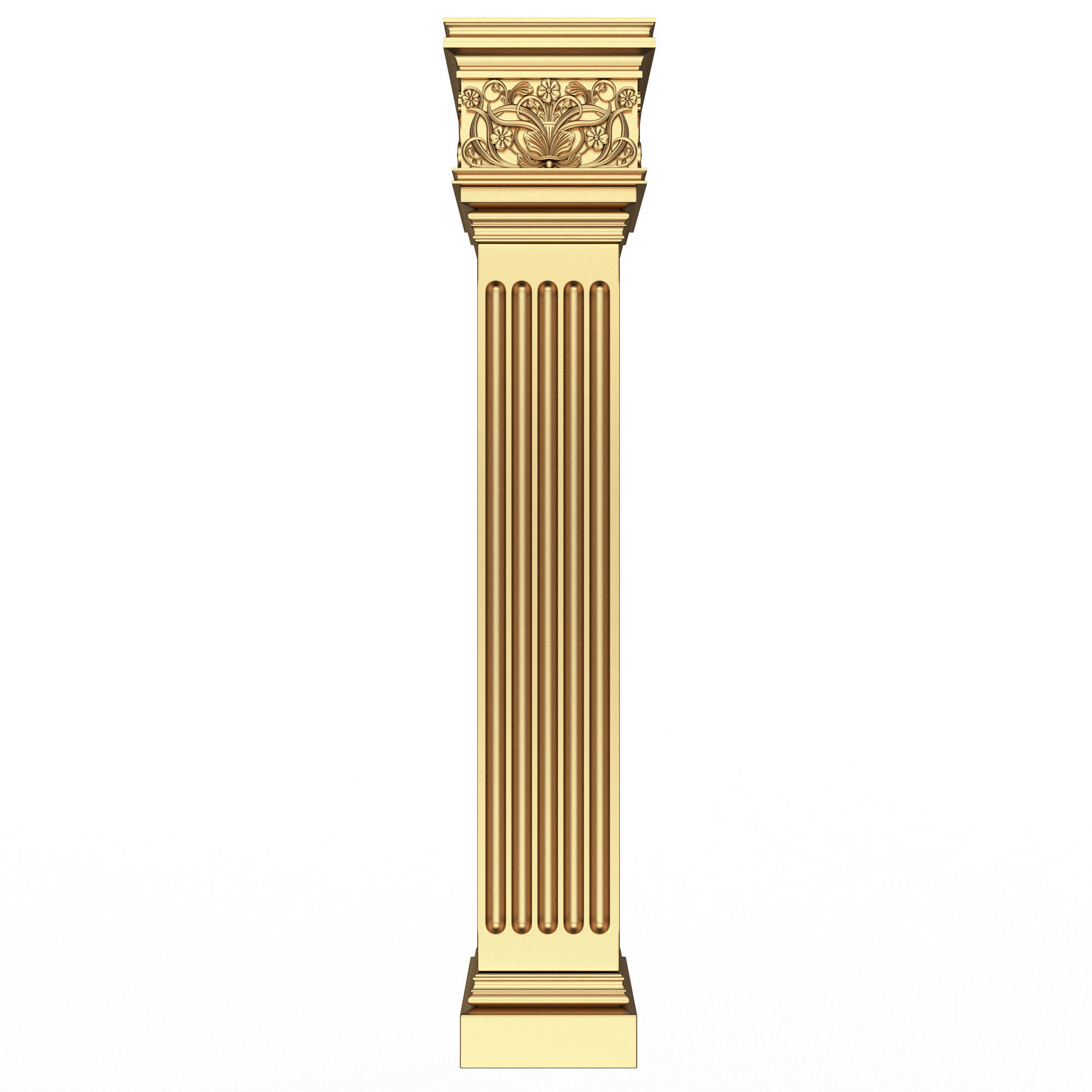 Collection of Columns 03 Low-poly 3D model_30
