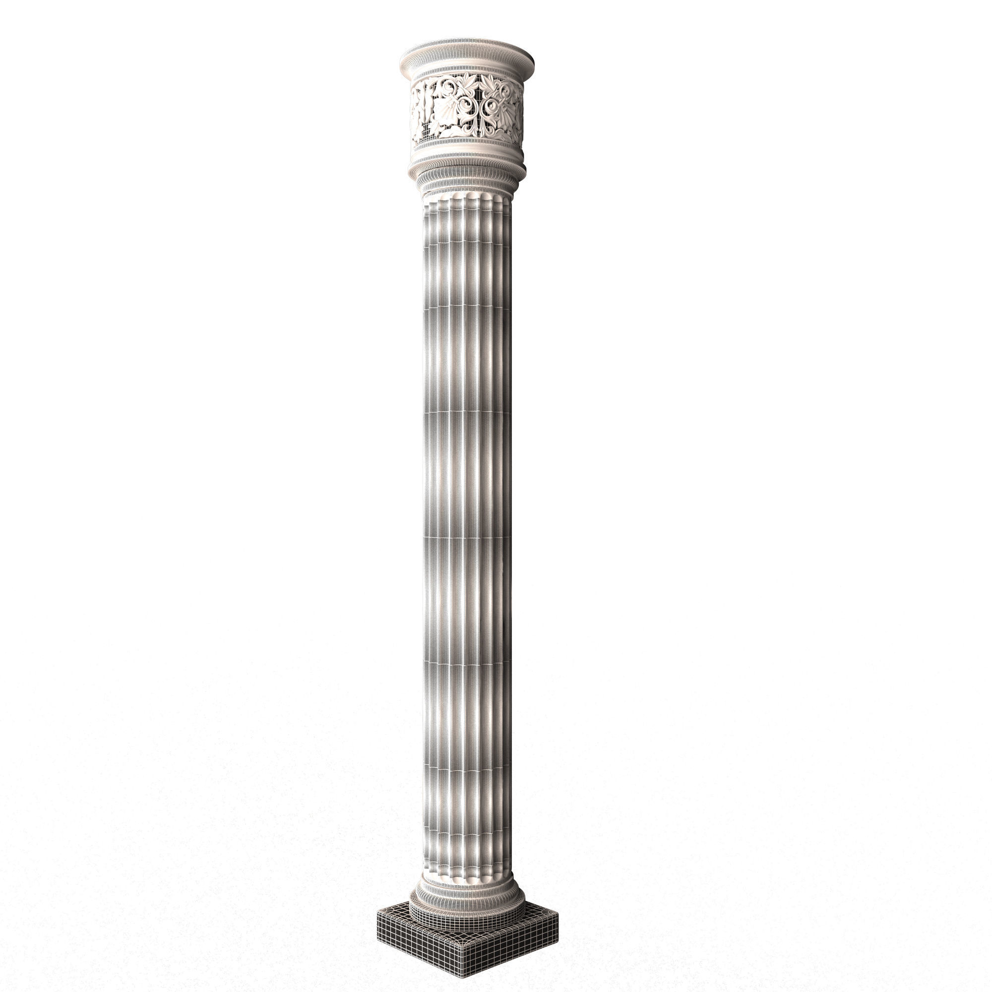 Collection of Columns 03 Low-poly 3D model_87