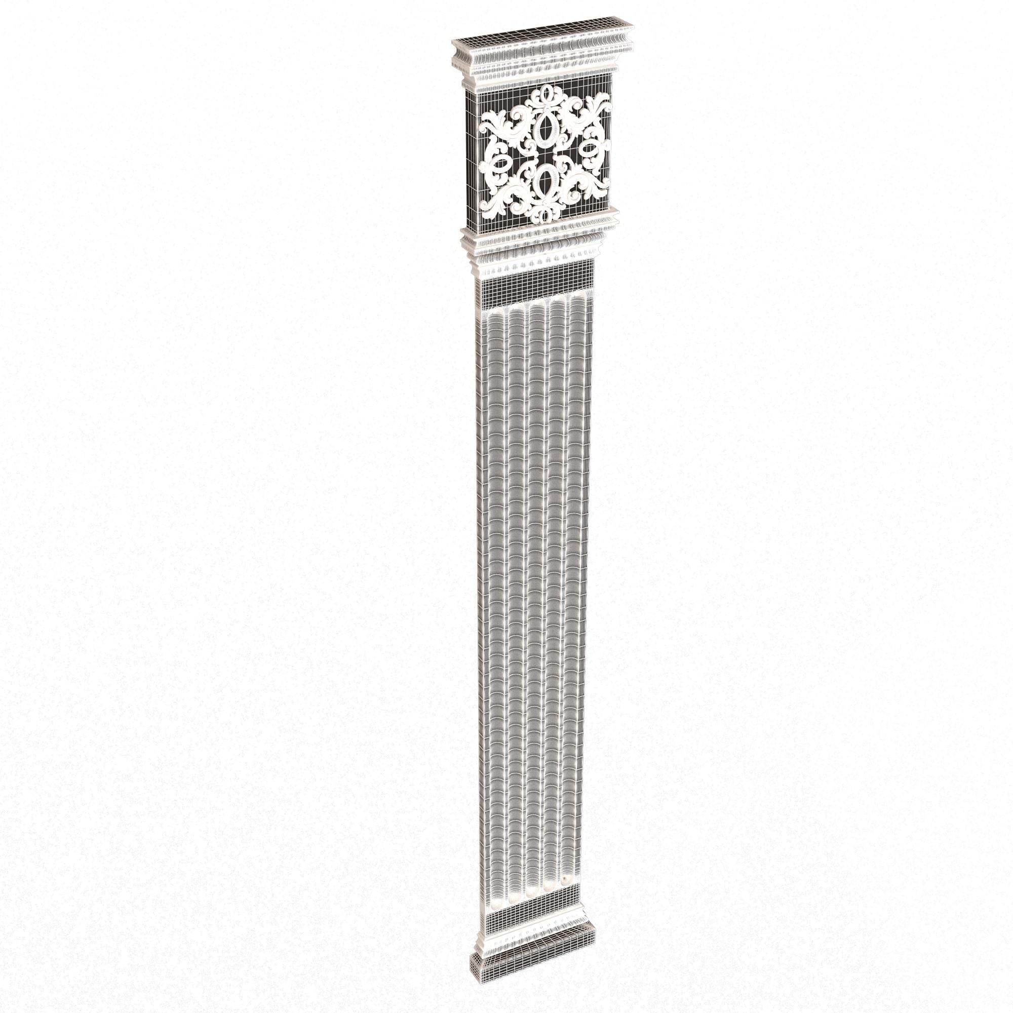 Collection of Columns 03 Low-poly 3D model_110