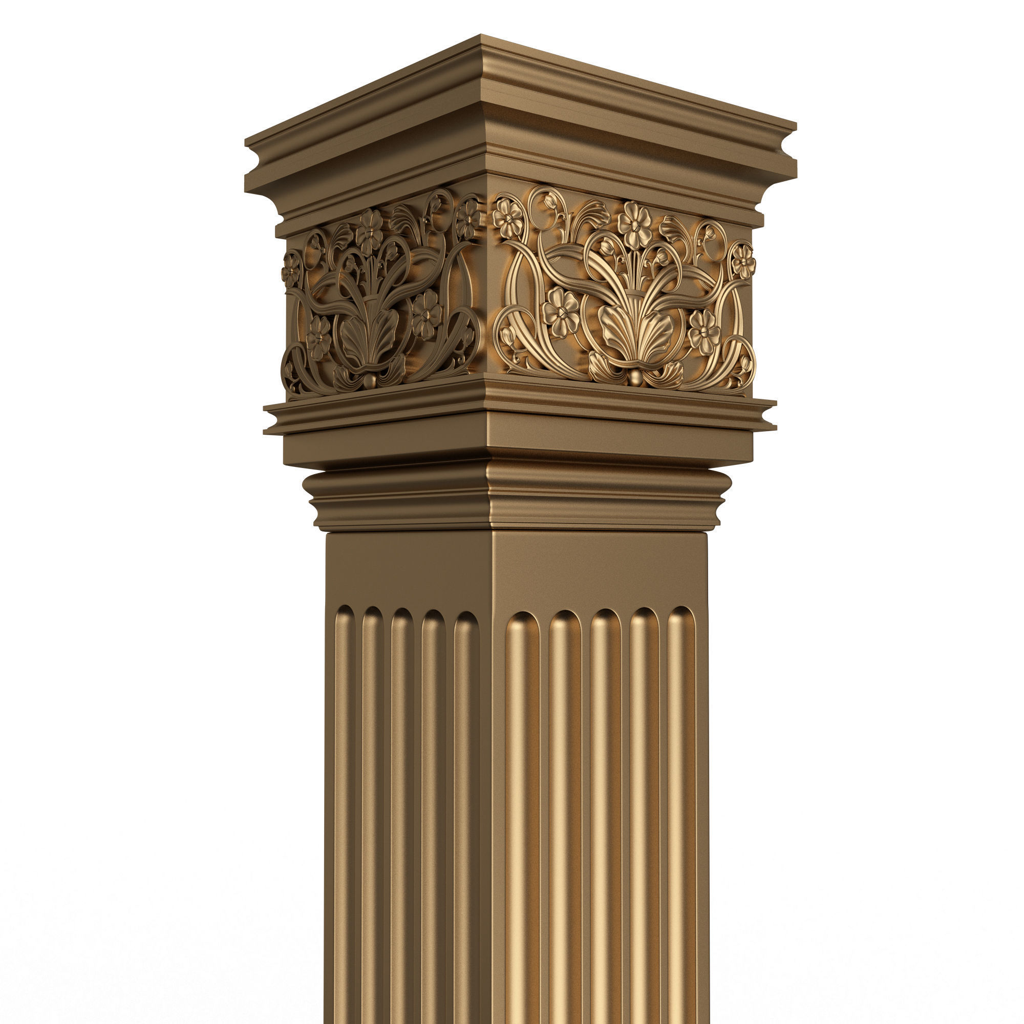 Collection of Columns 03 Low-poly 3D model_27