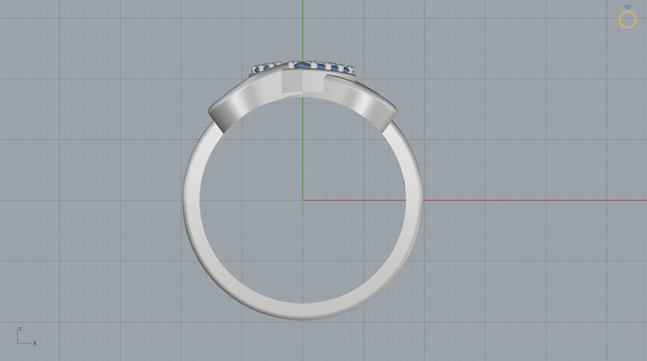 Heart Infinity Ring 3D print model_7