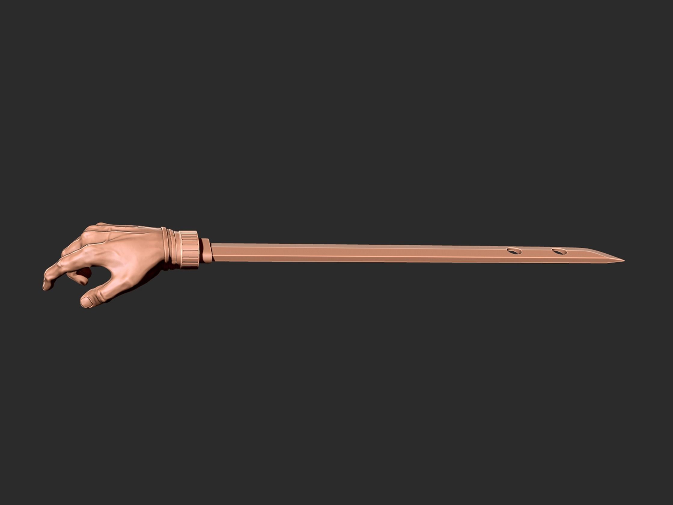 Shigemo Hand Sword - Jujutsu Kaisen Cosplay 3D print model_5